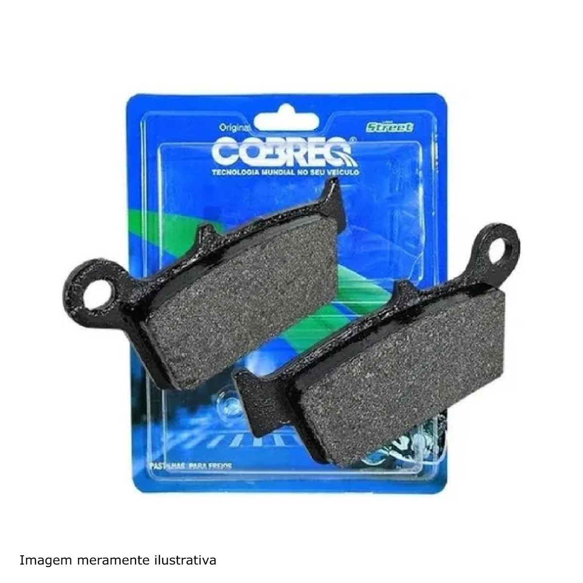 Pastilhas de Freio para Moto Honda NX Falcon/XRE 300 e Shineray X2 250 Cobreq - N 943
