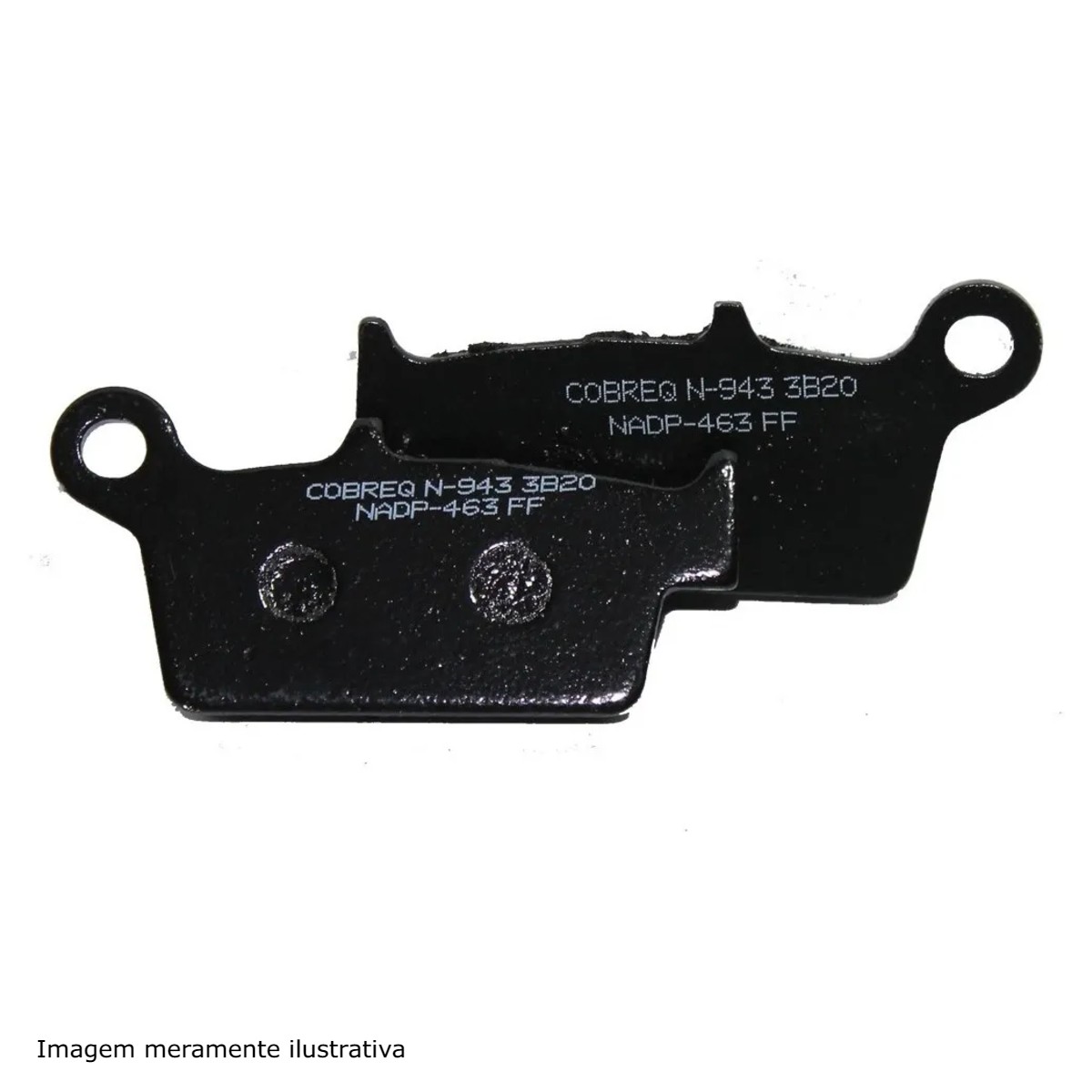 Pastilhas de Freio para Moto Honda NX Falcon/XRE 300 e Shineray X2 250 Cobreq - N 943