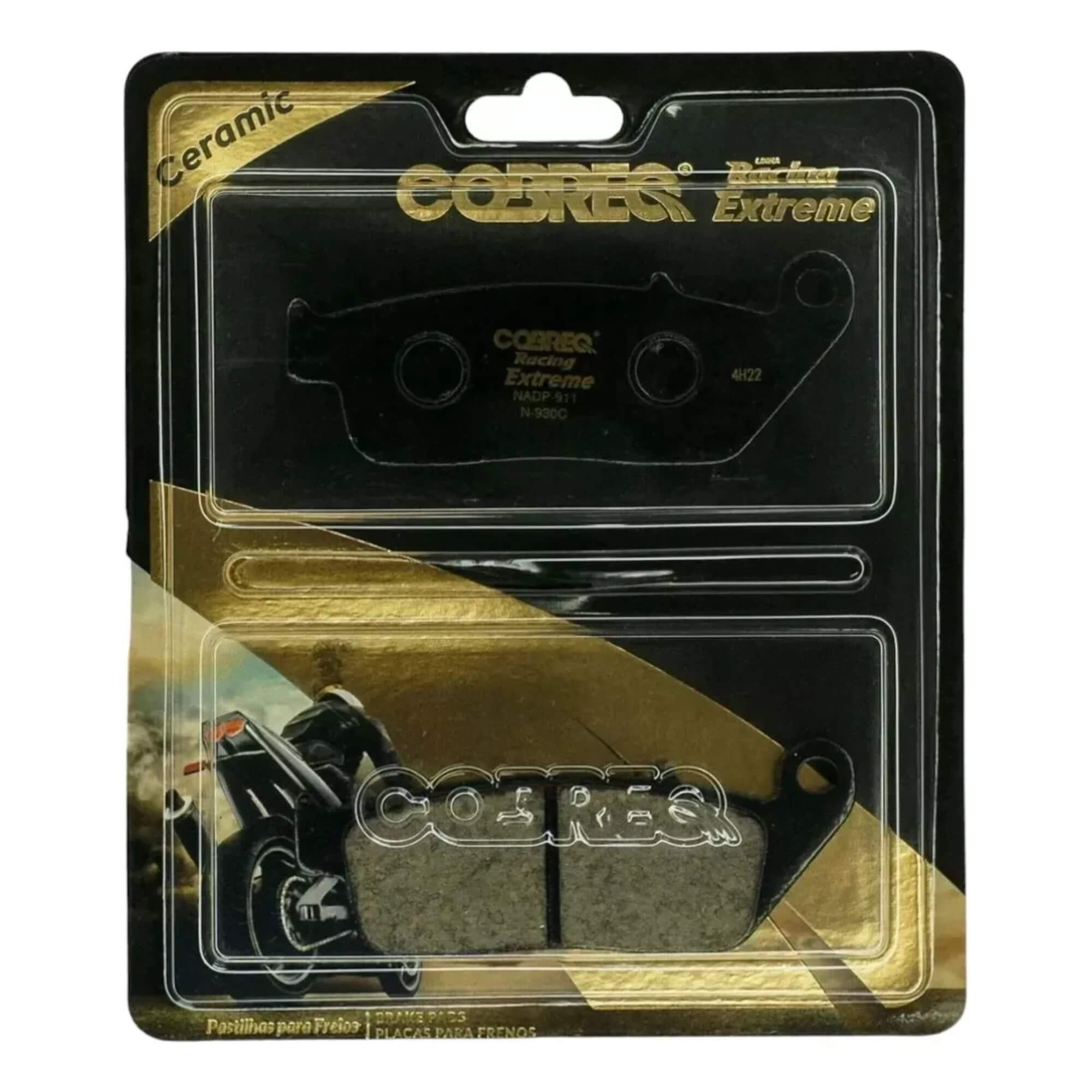 Conjunto de 2 Pastilhas Freio de Cerâmica da Linha Racing Extreme Cobreq - N0009300915