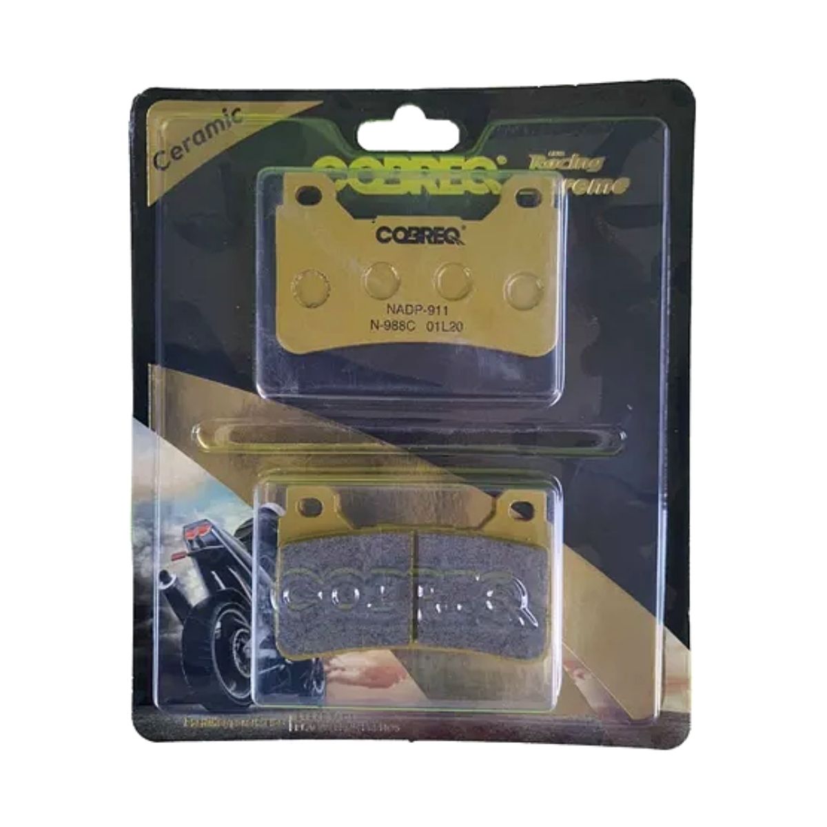 Conjunto 2 Pastilhas de Freio Dianteiro Racing Extreme Cerâmica Cobreq N-988C N0009880015