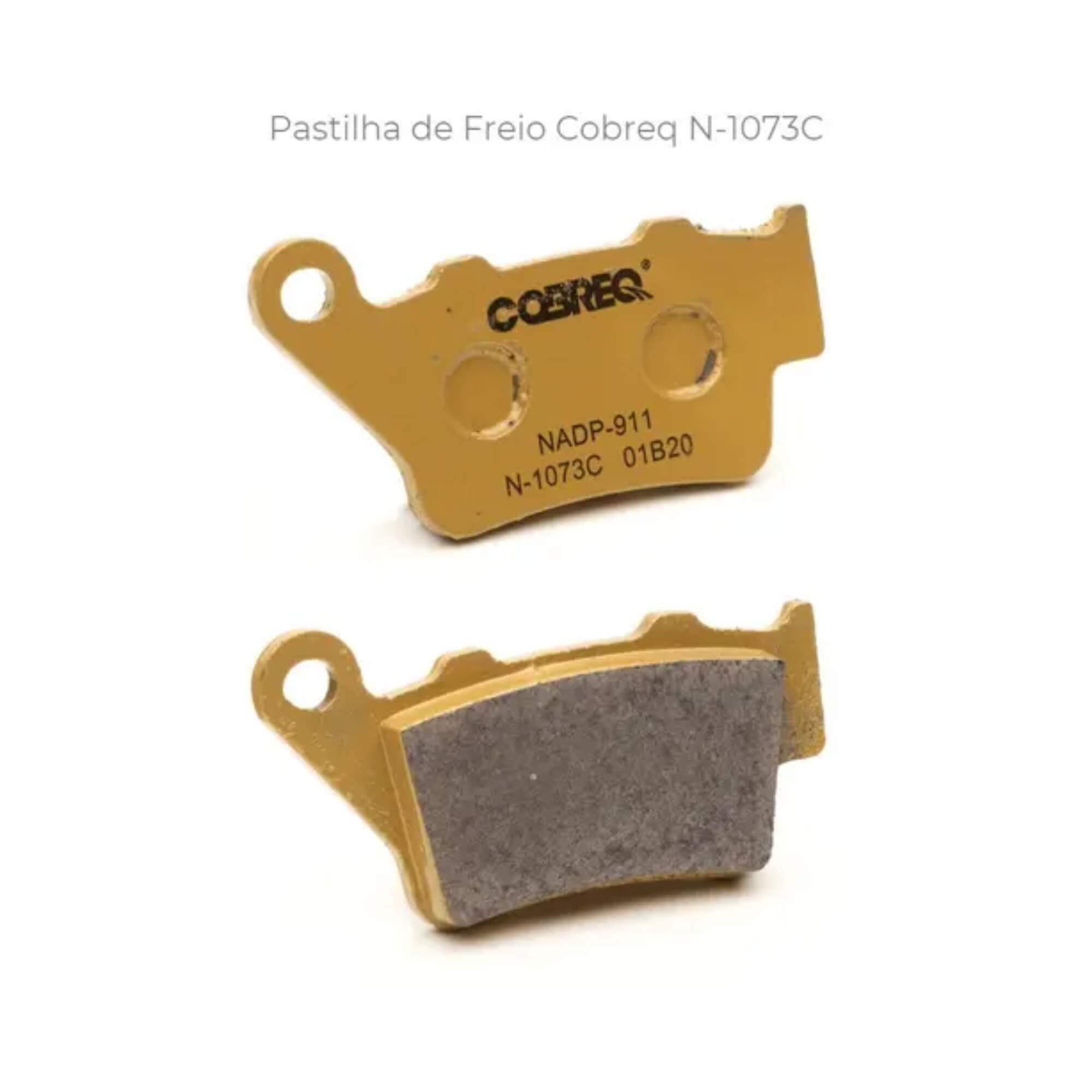 Conjunto Pastilhas de Freio Cerâmica Traseira N-1073C Cobreq - N0010730915