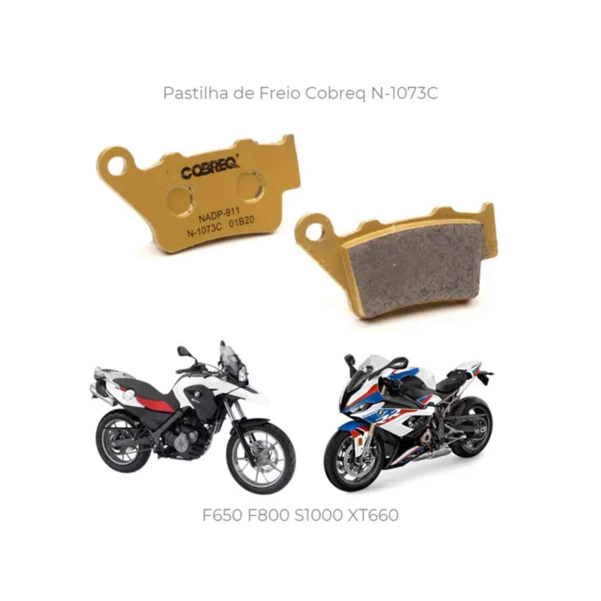 Conjunto Pastilhas de Freio Cerâmica Traseira N-1073C Cobreq - N0010730915