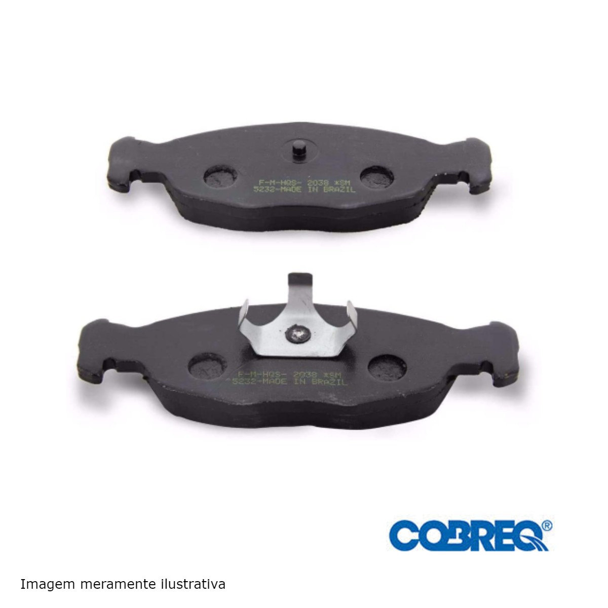 Conjunto Pastilhas de Freio Chevrolet Celta/Classic/Corsa/Prisma/Tigra Cobreq - N-324