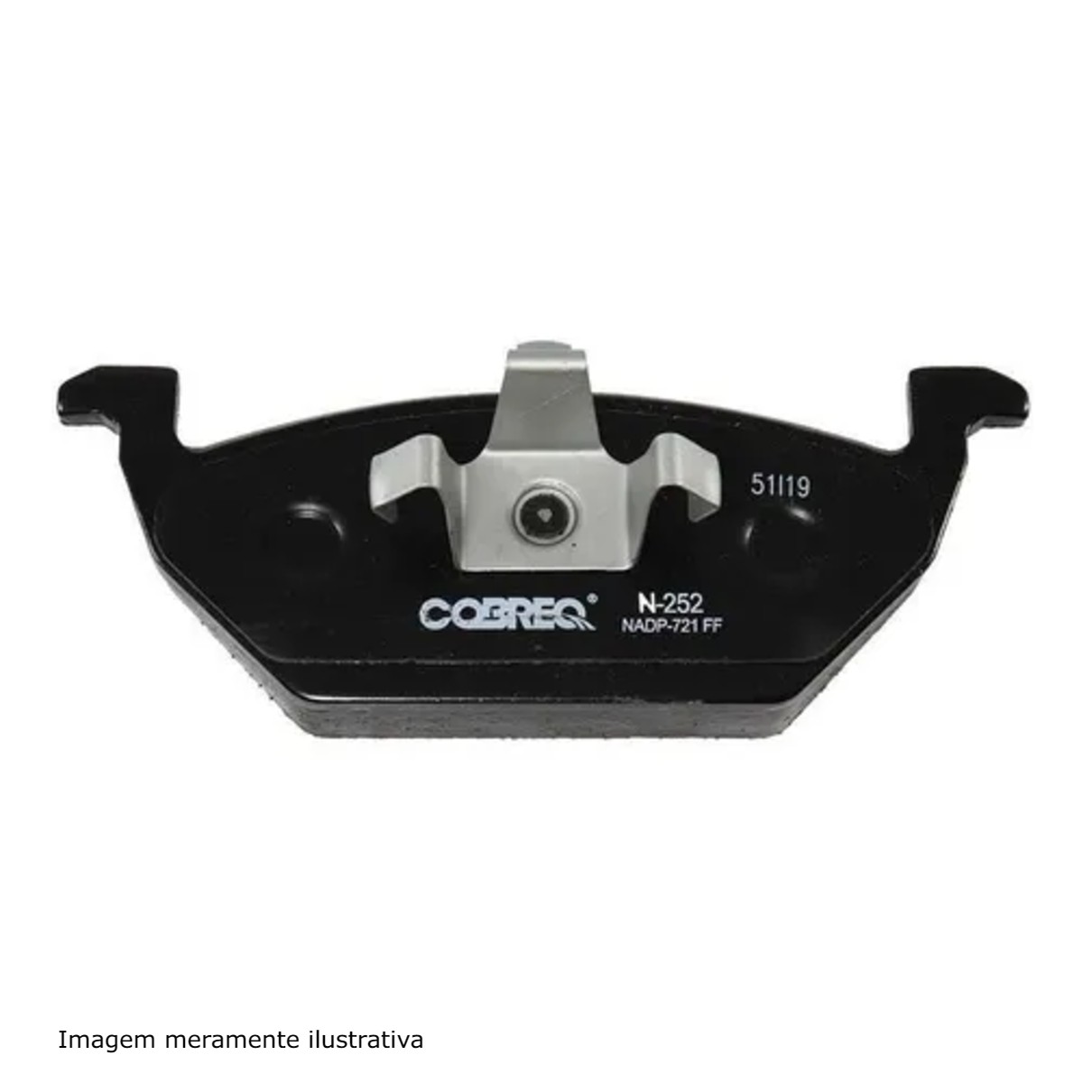 Conjunto Pastilhas de Freio Volkswagen/Skoda/Seat/Audi Cobreq - N-252