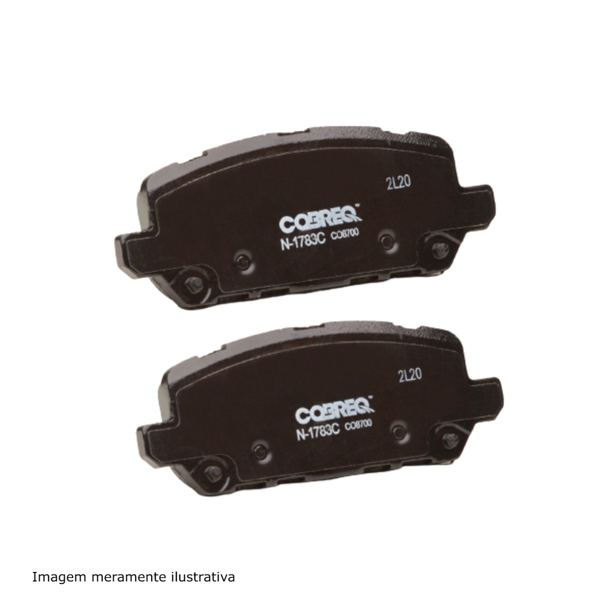 Conjunto Pastilhas de Freio Honda Accord/HR-V Cobreq - N-1783C