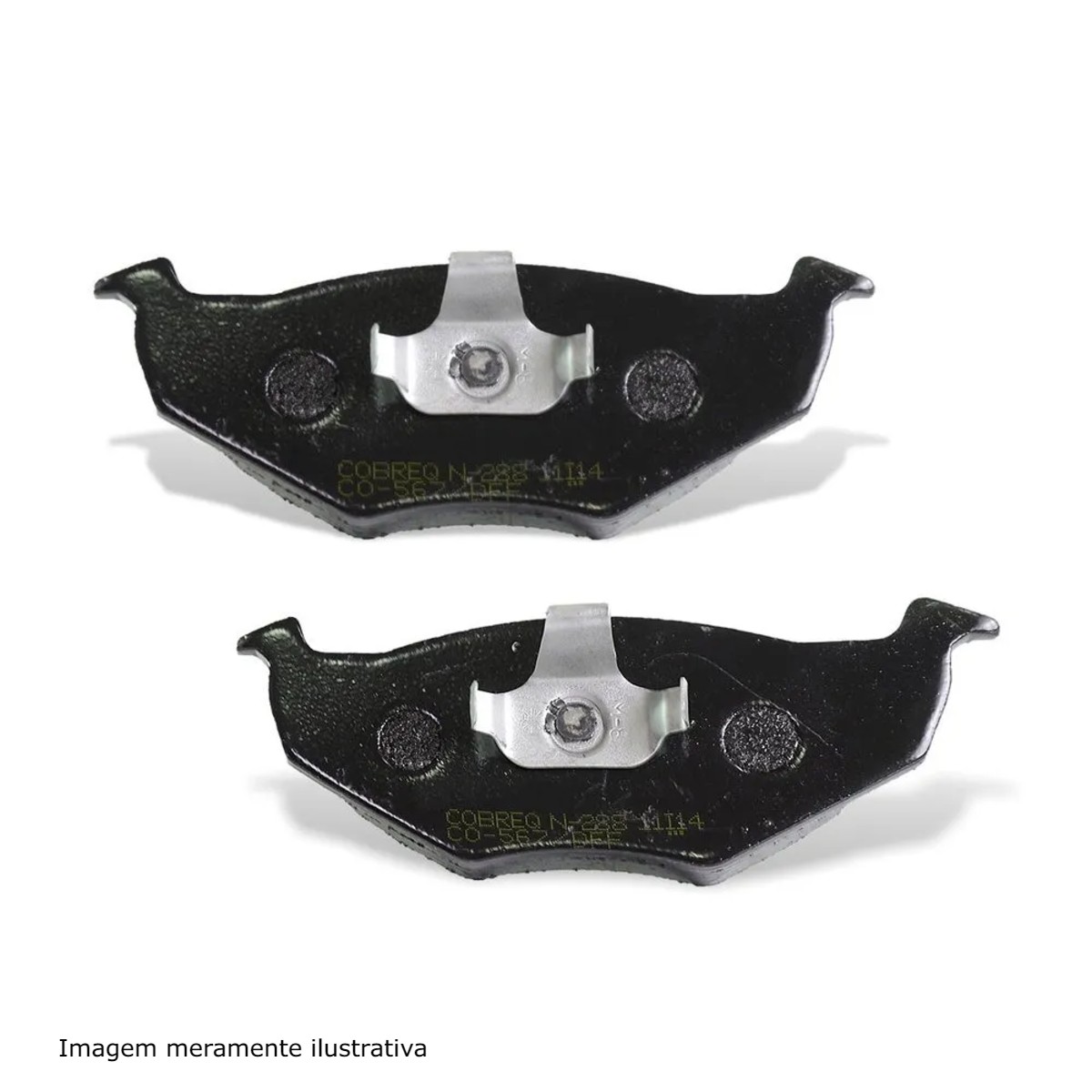 Conjunto Pastilhas de Freio Volkswagen Gol/Parati/Saveiro/Voyage Cobreq - N-288