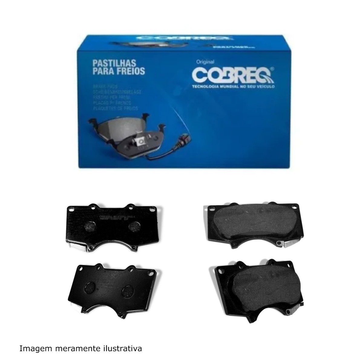 Conjunto Pastilhas de Freio Lexus/Mitsubishi/Toyota Cobreq - N-1375