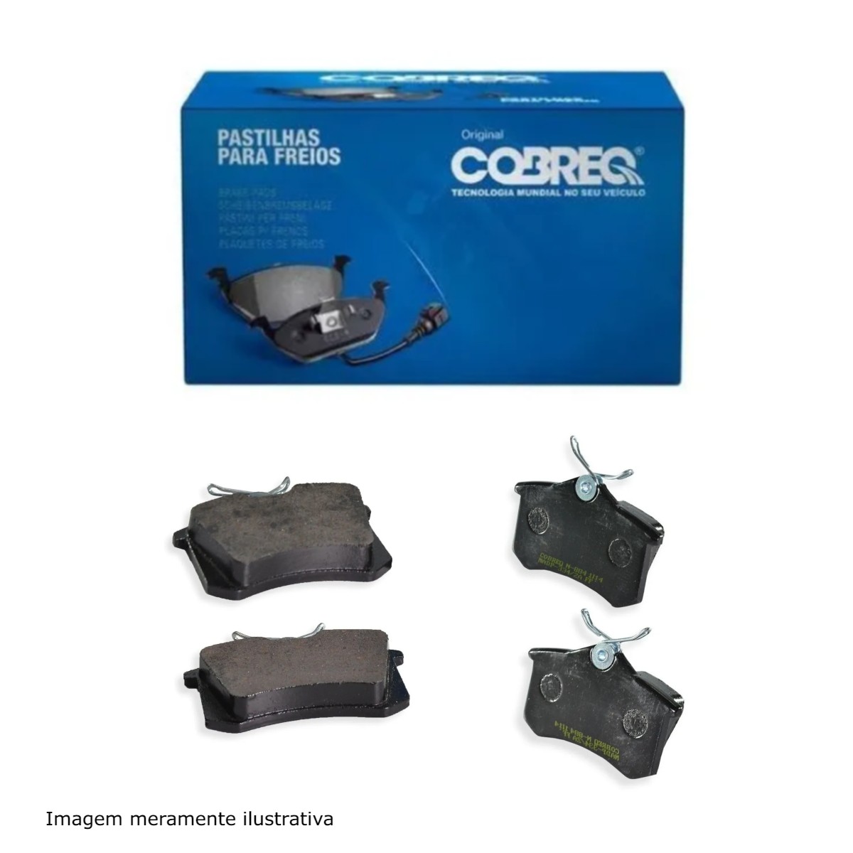 Conjunto Pastilhas de Freio Cobreq N-884