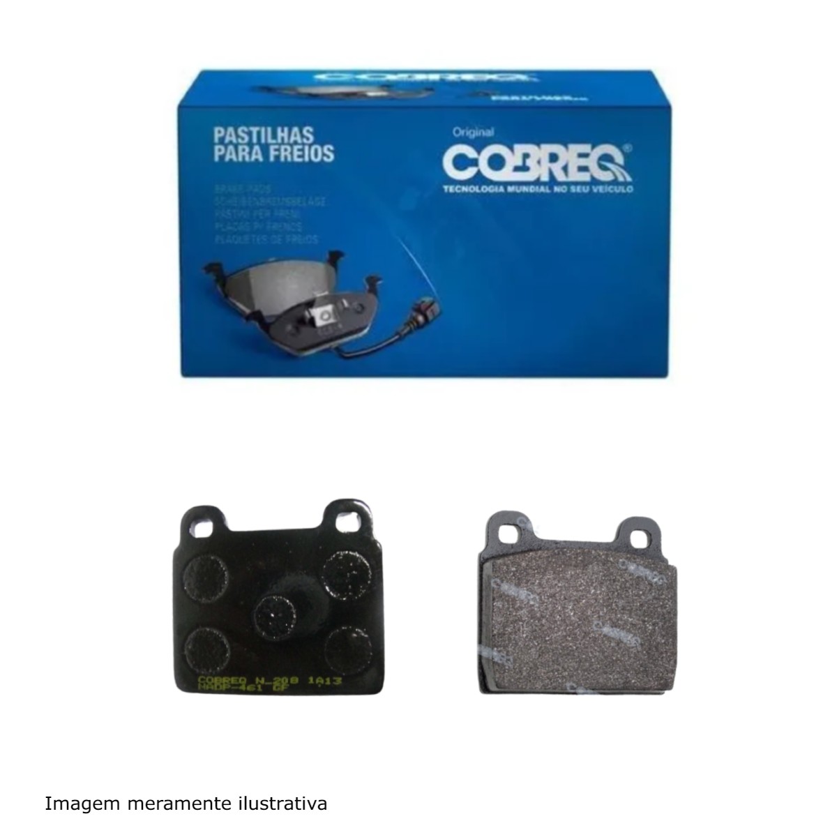Conjunto Pastilhas de Freio Alfa Romeo/Gurgel/Volkswagen Cobreq - N-208