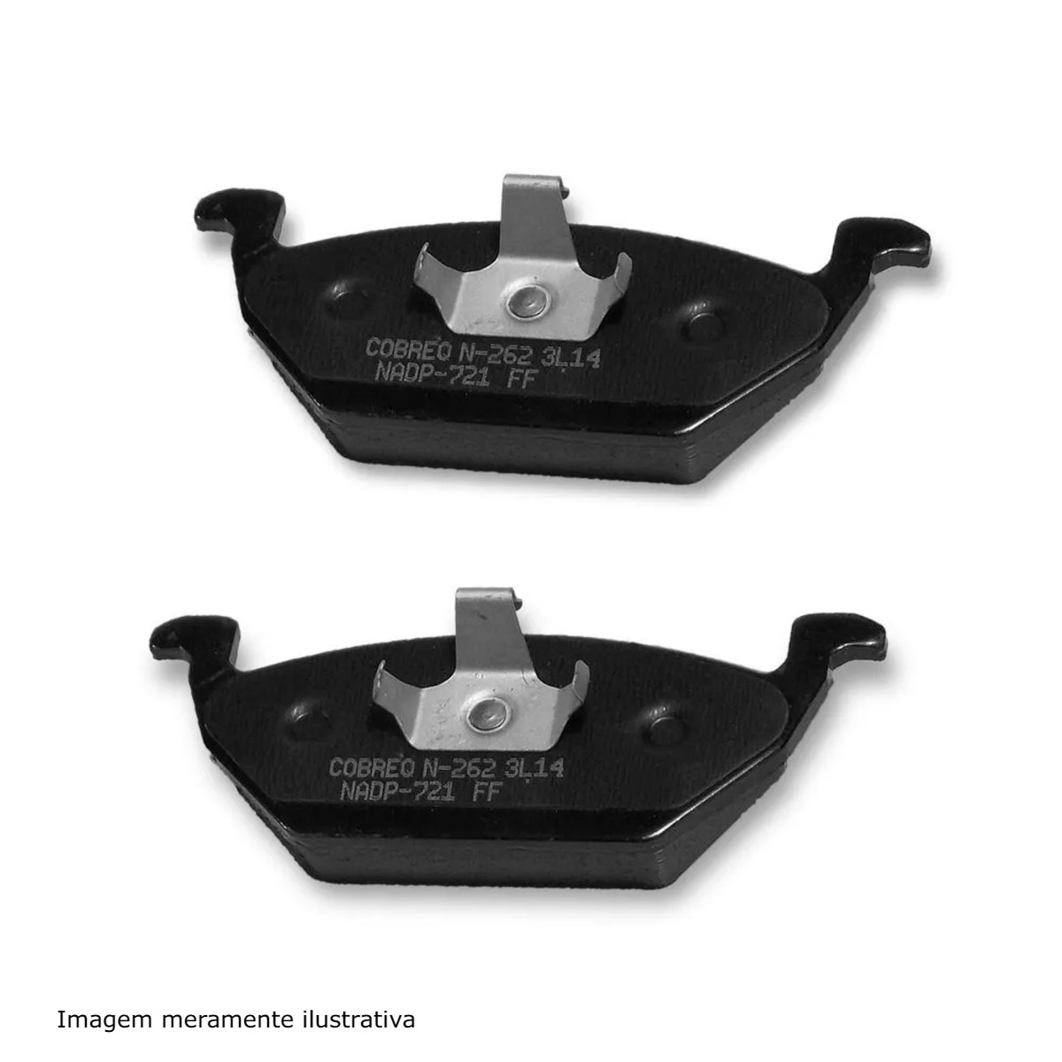 Conjunto Pastilhas de Freio Audi/Seat/Skoda/Volkswagen Cobreq - N-262