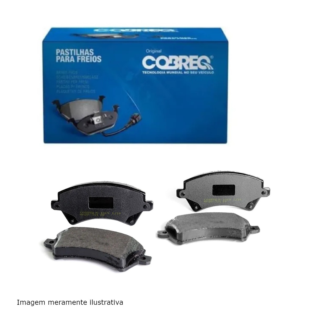 Conjunto Pastilhas de Freio Toyota Corolla 1.4/1.6/1.8 Cobreq - N-1319