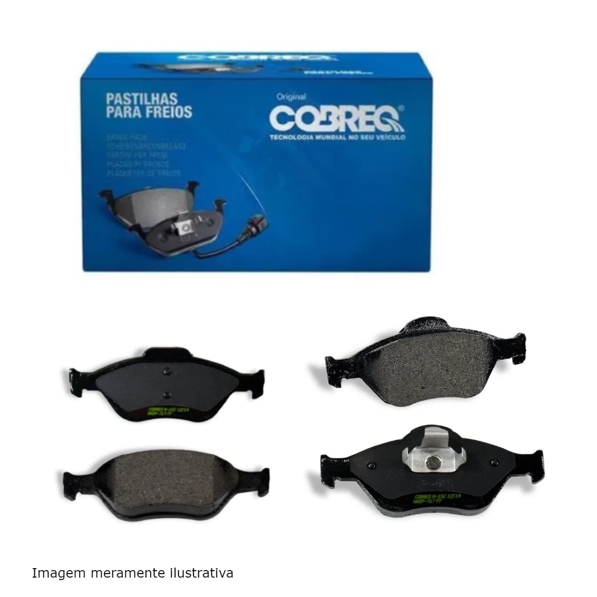 Conjunto Pastilhas de Freio Ford Ecosport/Fiesta Cobreq - N-152