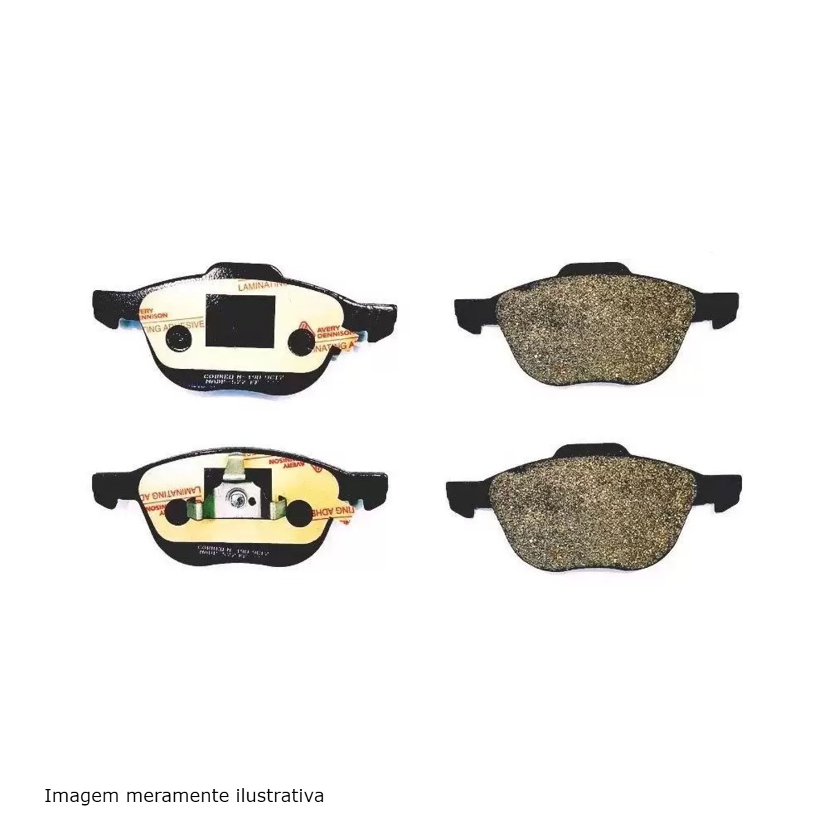 Conjunto Pastilhas de Freio Ford/Mazda/Volvo Cobreq - N-190