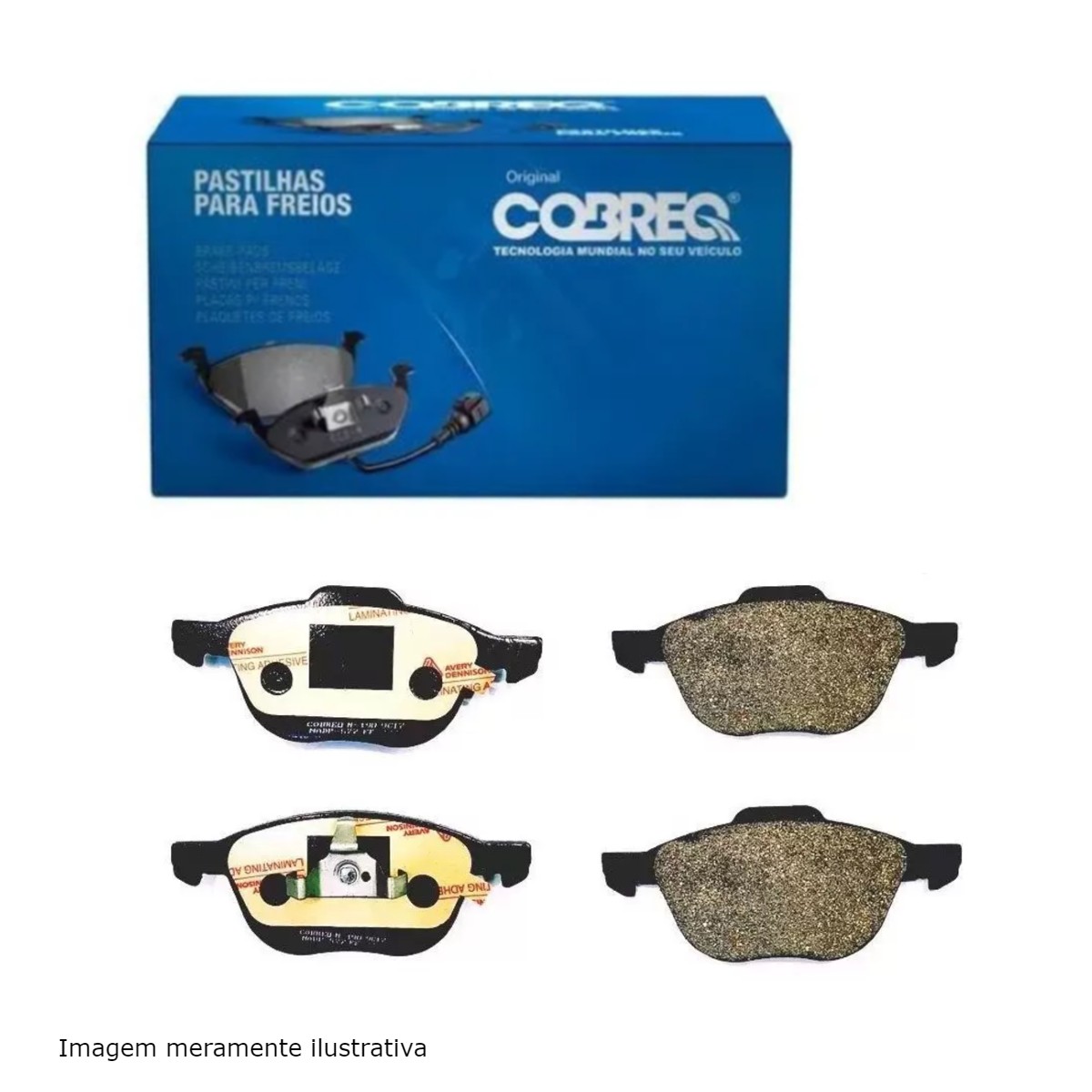 Conjunto Pastilhas de Freio Ford/Mazda/Volvo Cobreq - N-190