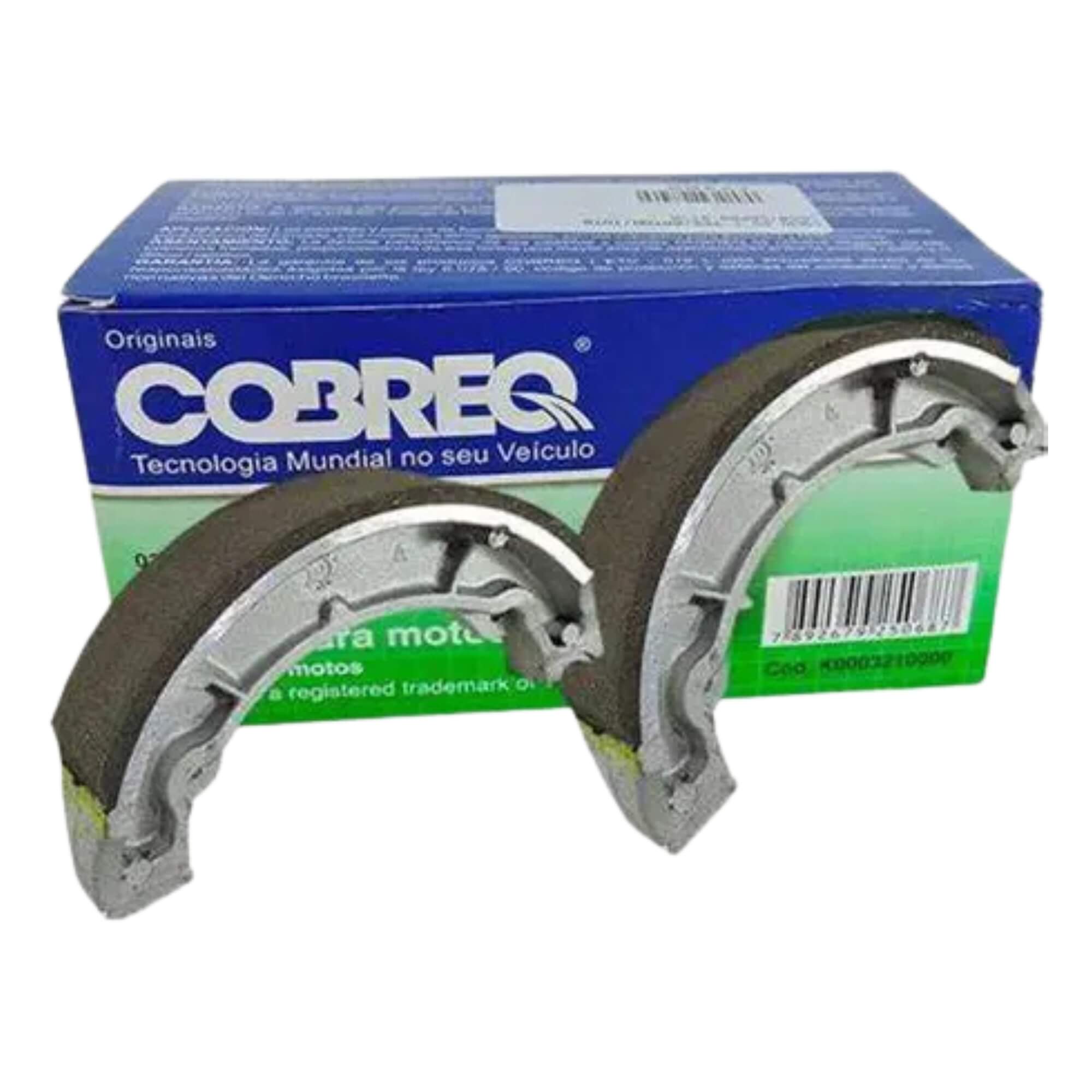 Conjunto Kit Sapatas Lona de Freio Cobreq - 0302-CPX