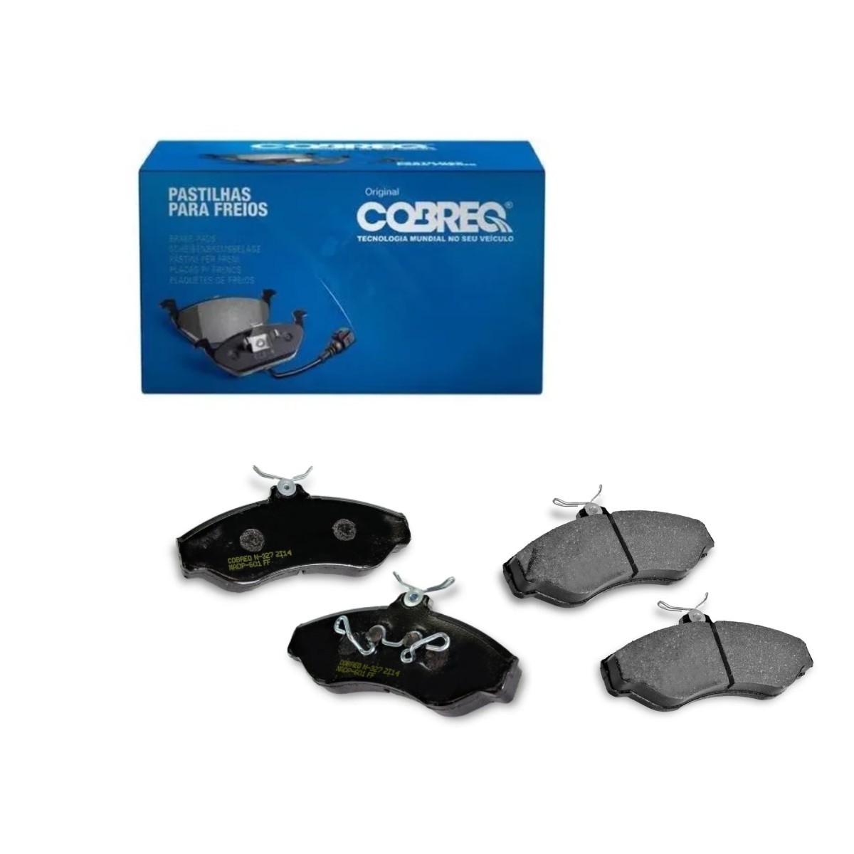 Conjunto Pastilhas de Freio Blazer/S10/Bandeirante Cobreq - N-327