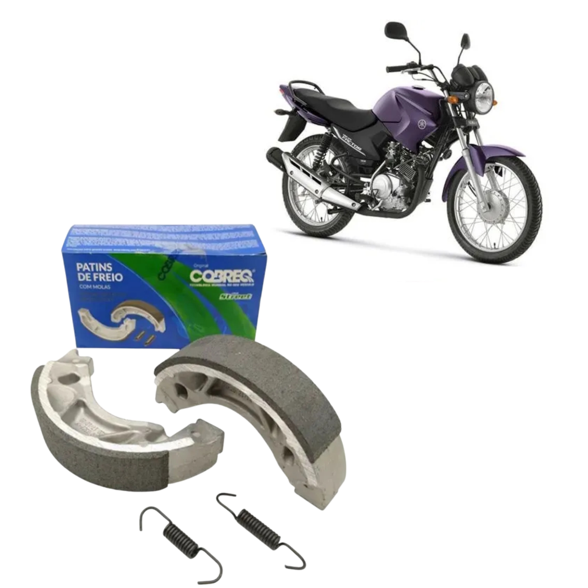 Conjunto Lona de Freio 0323-CP Dianteira ou Traseira Cobreq - K0003230000