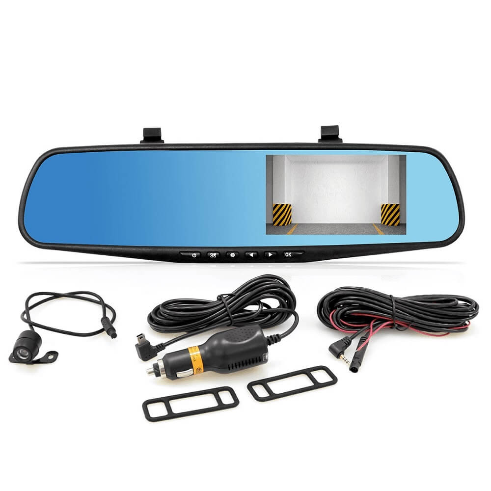 COMP Kit 10 Retrovisor Roadstar TELA 4.3" + 10 cartões de memória