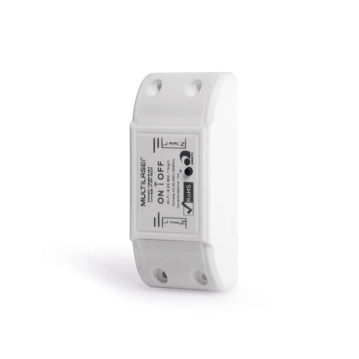 Acionador Inteligente Para Interruptor de Iluminação Wi-Fi Multilaser Liv - SE234