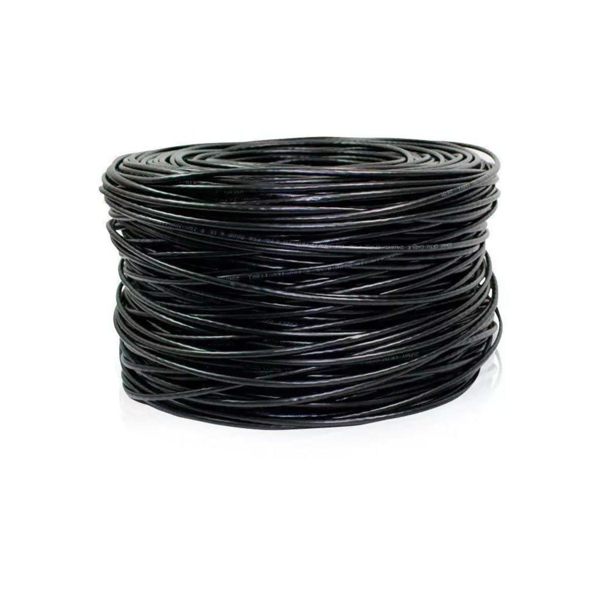 Cabo de Rede Preto de Par Trançado para CFTV e Alarme 300 Metros 0,41mm Multilaser - SE326