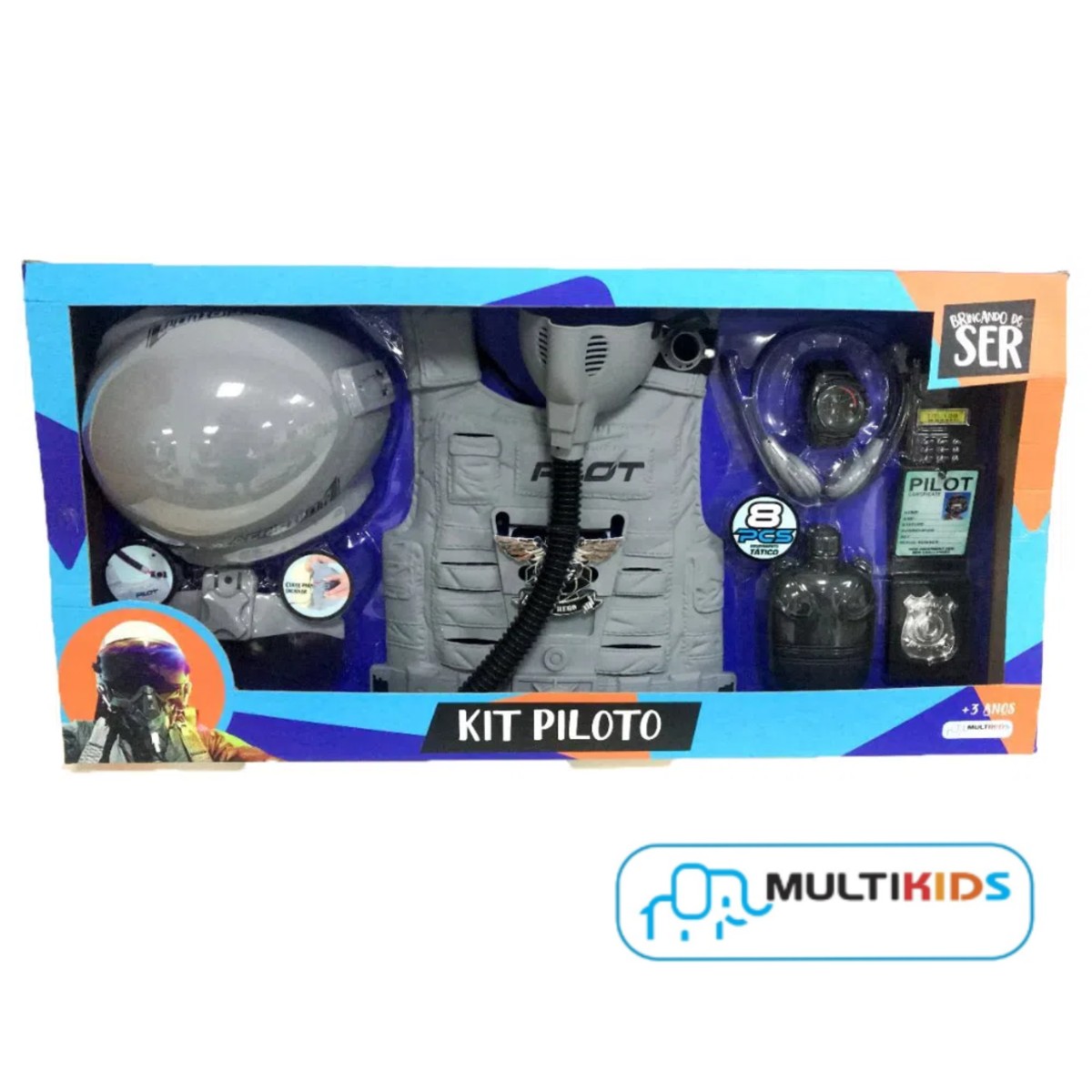 Brincando De Ser Piloto Multikids - BR1121