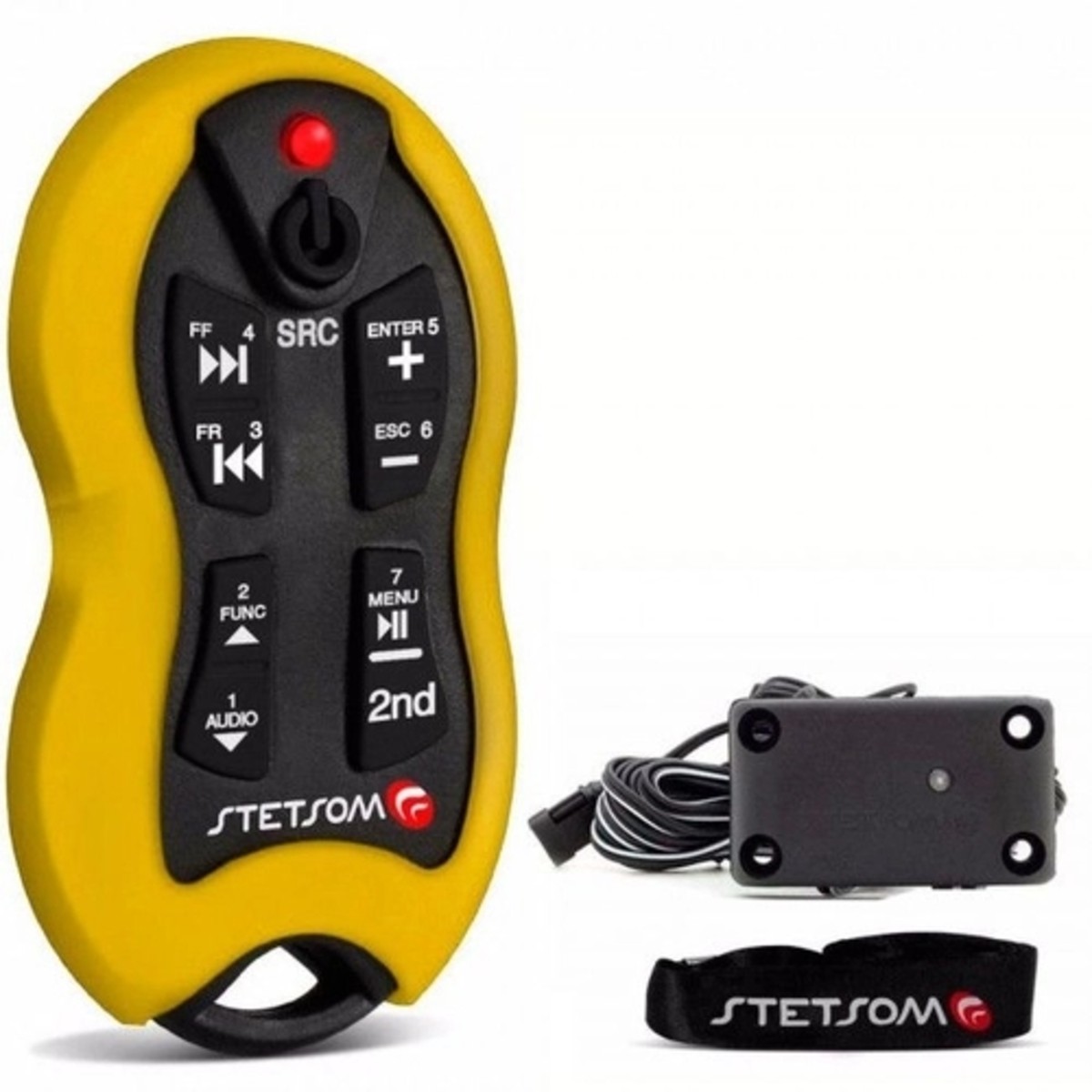 Controle Longa Distância SX2 16 Funções 500m Amarelo Com Receptor Stetsom - 20248-0