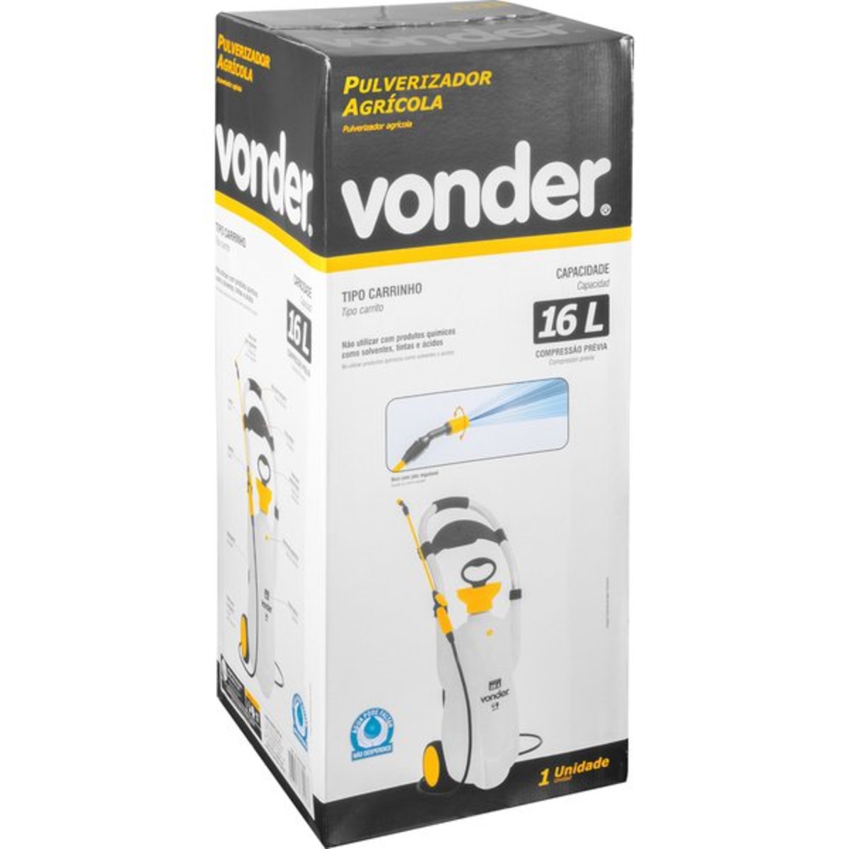 Pulverizador Agrícola Tipo Carrinho 16 Litros Vonder - 62.40.016.000