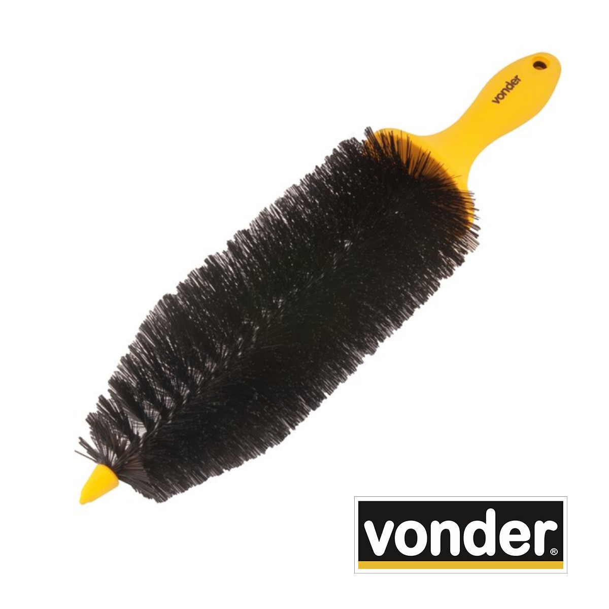 Escova Grande para Furo de Rodas Automotivo Vonder Cerdas Nylon - 63.64.040.009