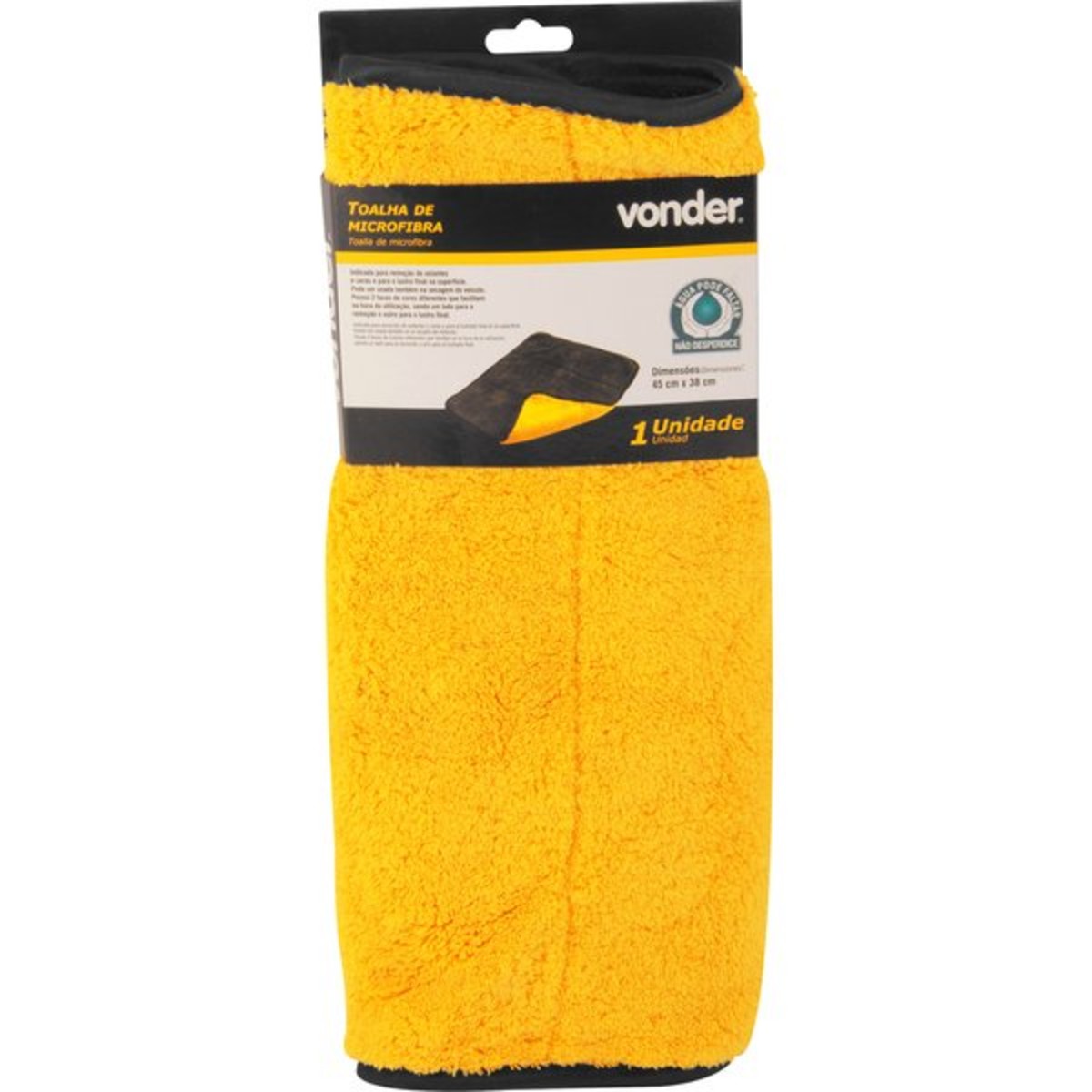 Toalha de Microfibra Dupla Face 45x38 cm Vonder -  63.64.045.038