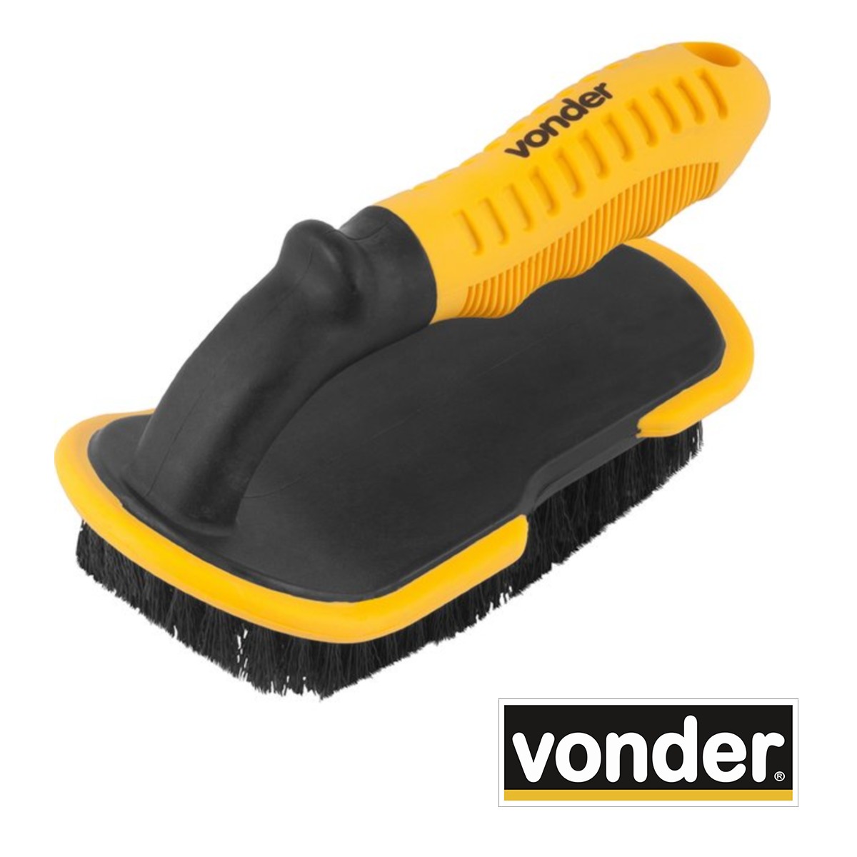Escova para Limpeza de Tapetes e Carpetes Automotivo Cerdas Nylon Vonder - 63.64.185.085
