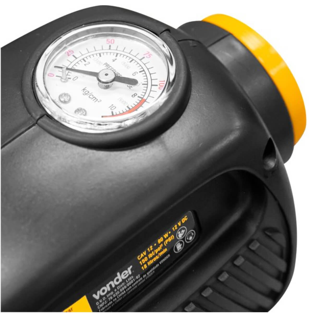 Compressor de Ar Automotivo 12V CAV 12 90W Vonder - 68.28.012.000