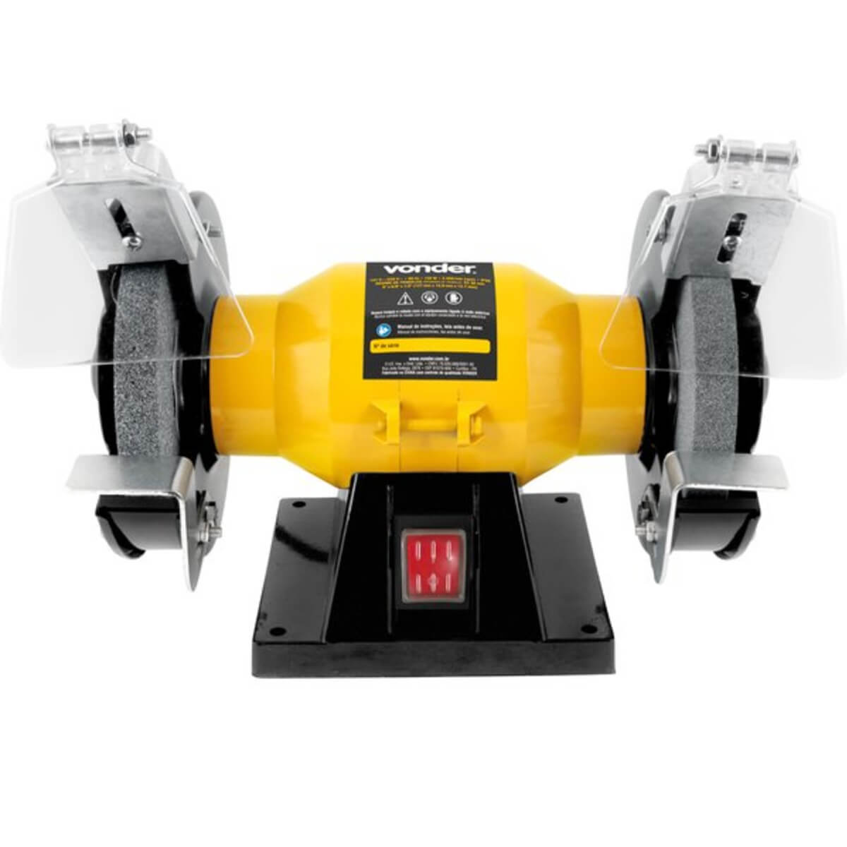 Moto Esmeril de Bancada 150W Bivolt Amarela Vonder - 68.92.150.000