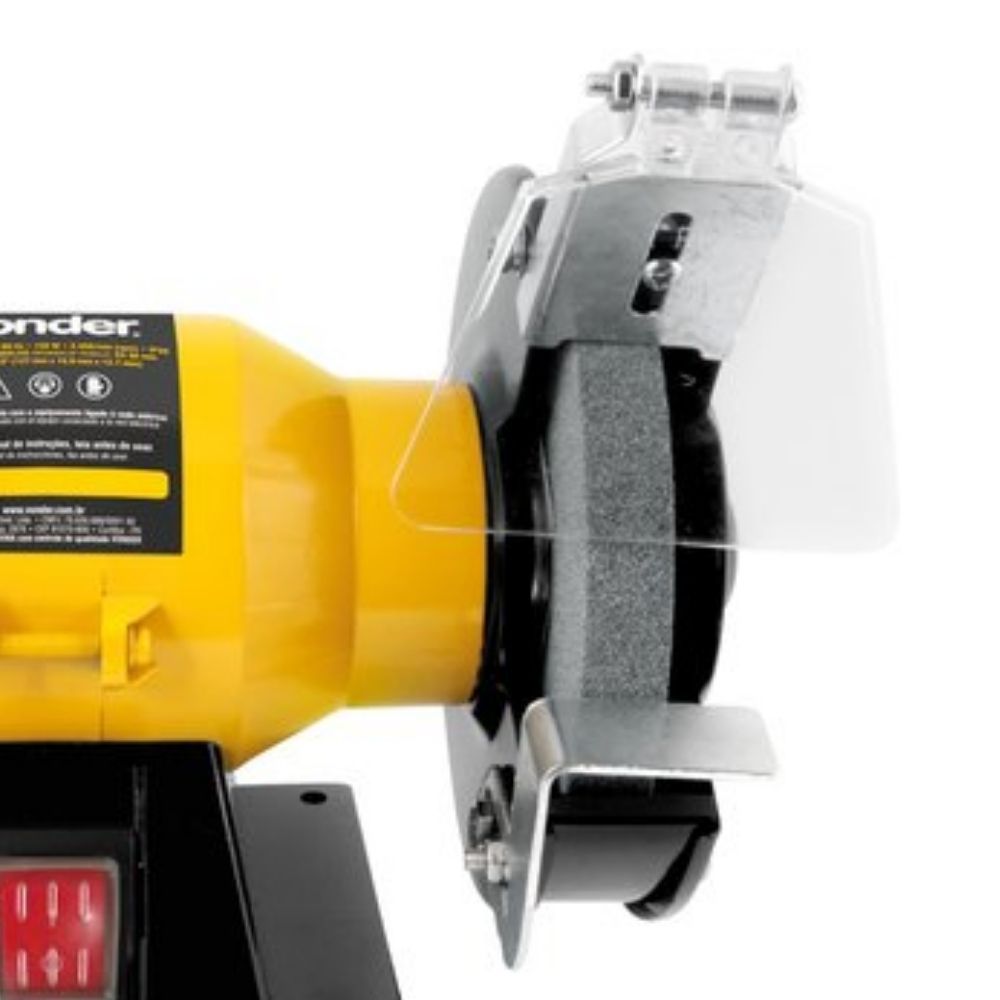 Moto Esmeril de Bancada 150W Bivolt Amarela Vonder - 68.92.150.000