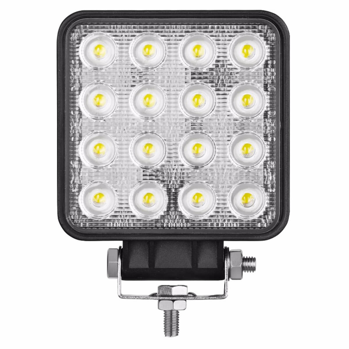 Farol Auxiliar Headlight Quadrado 48W 16 Leds JR8 - FG01-48W