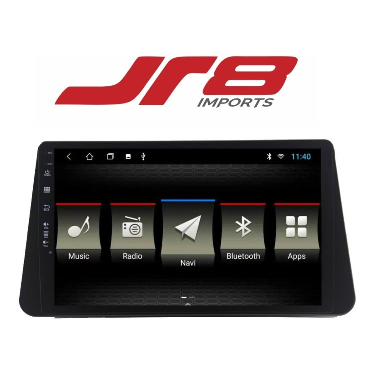 Central Multimídia Nissan Kicks 2016-2022 10Pol Android 10 USB/WI-FI/GPS / Quadcore JR8 - JS1015