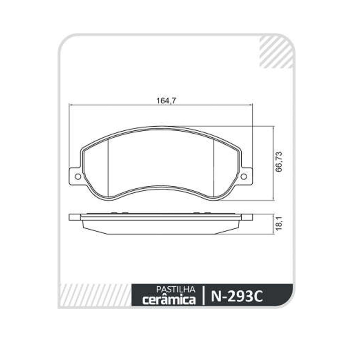Conjunto Pastilhas de Freio Volkswagen Amarok Cobreq - N-293C