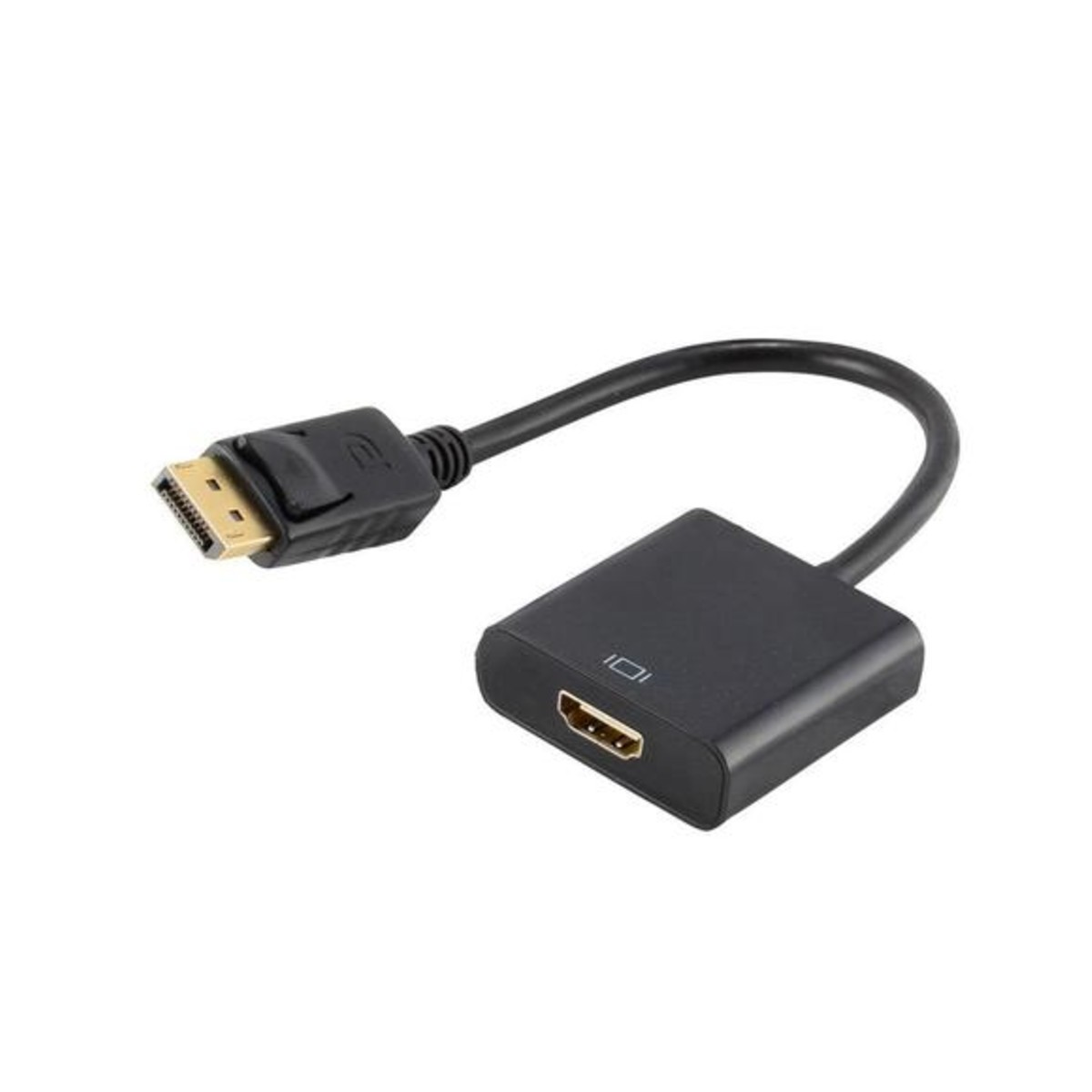 Cabo Adaptador Conversor Displayport 18cm para HDMI Fêmea F3 - JC-CB-DMI
