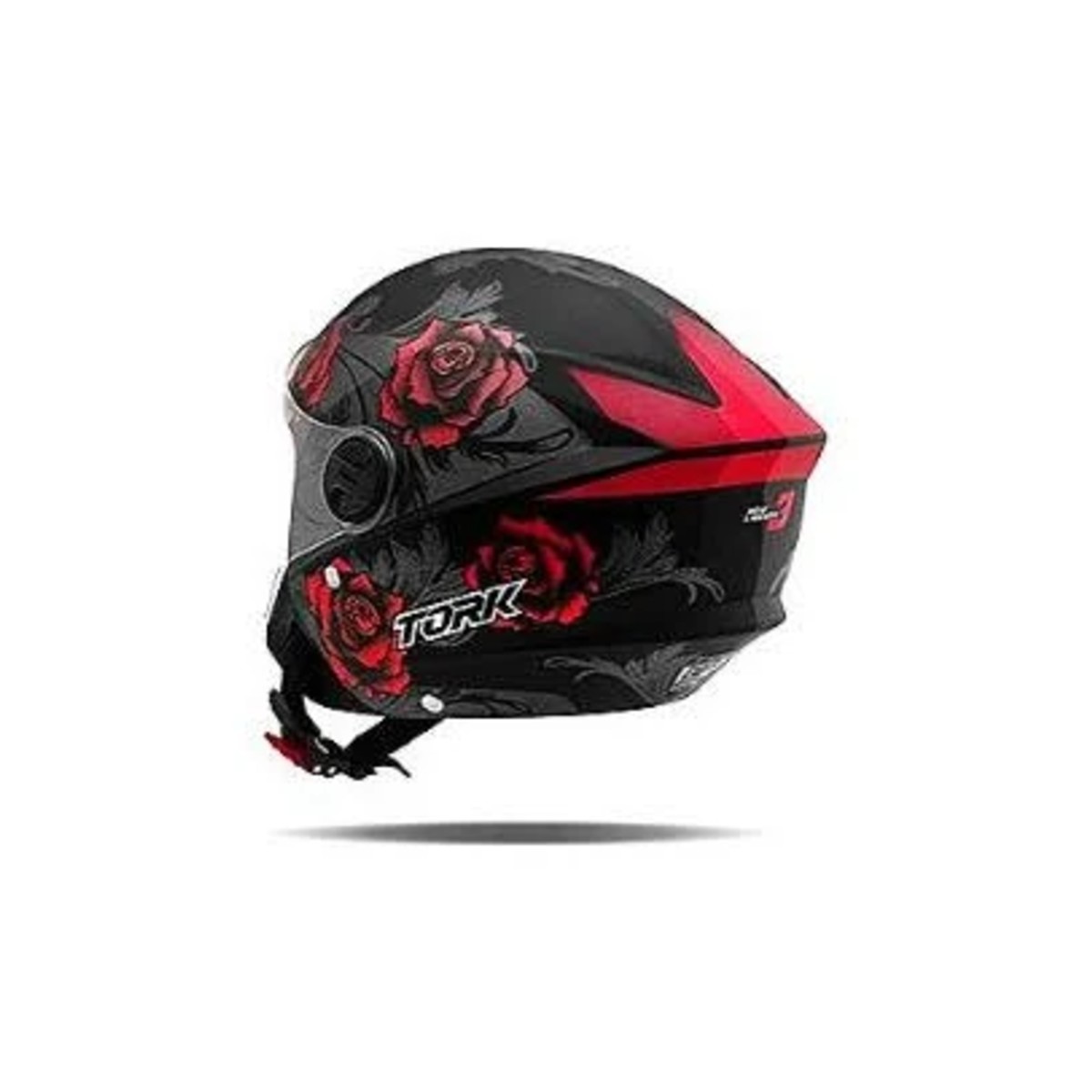 Capacete New Liberty Three Flowers Brilhante Tam. 60 Pro Tork - CAP-762VMPT