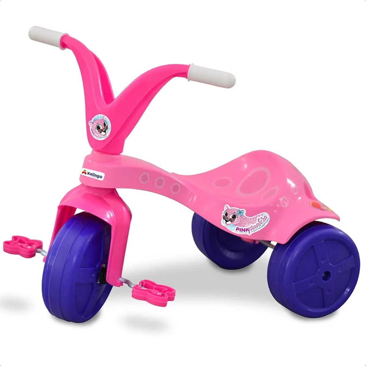 Triciclo Infantil Pink Pantera Rosa Com Pedal Xalingo - 0763.2