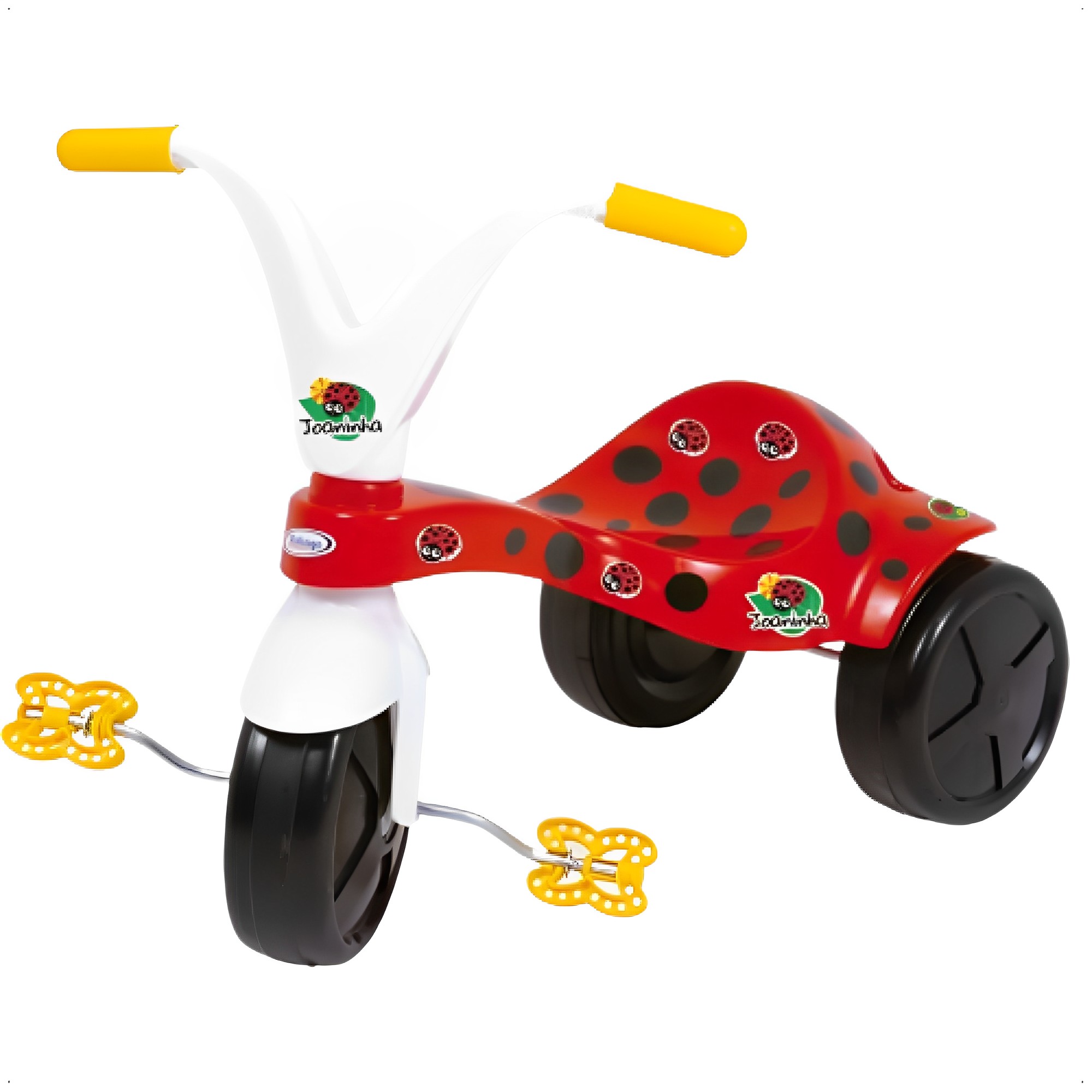 Triciclo Infantil Joaninha Vermelho Com Pedal Xalingo - 0732.1