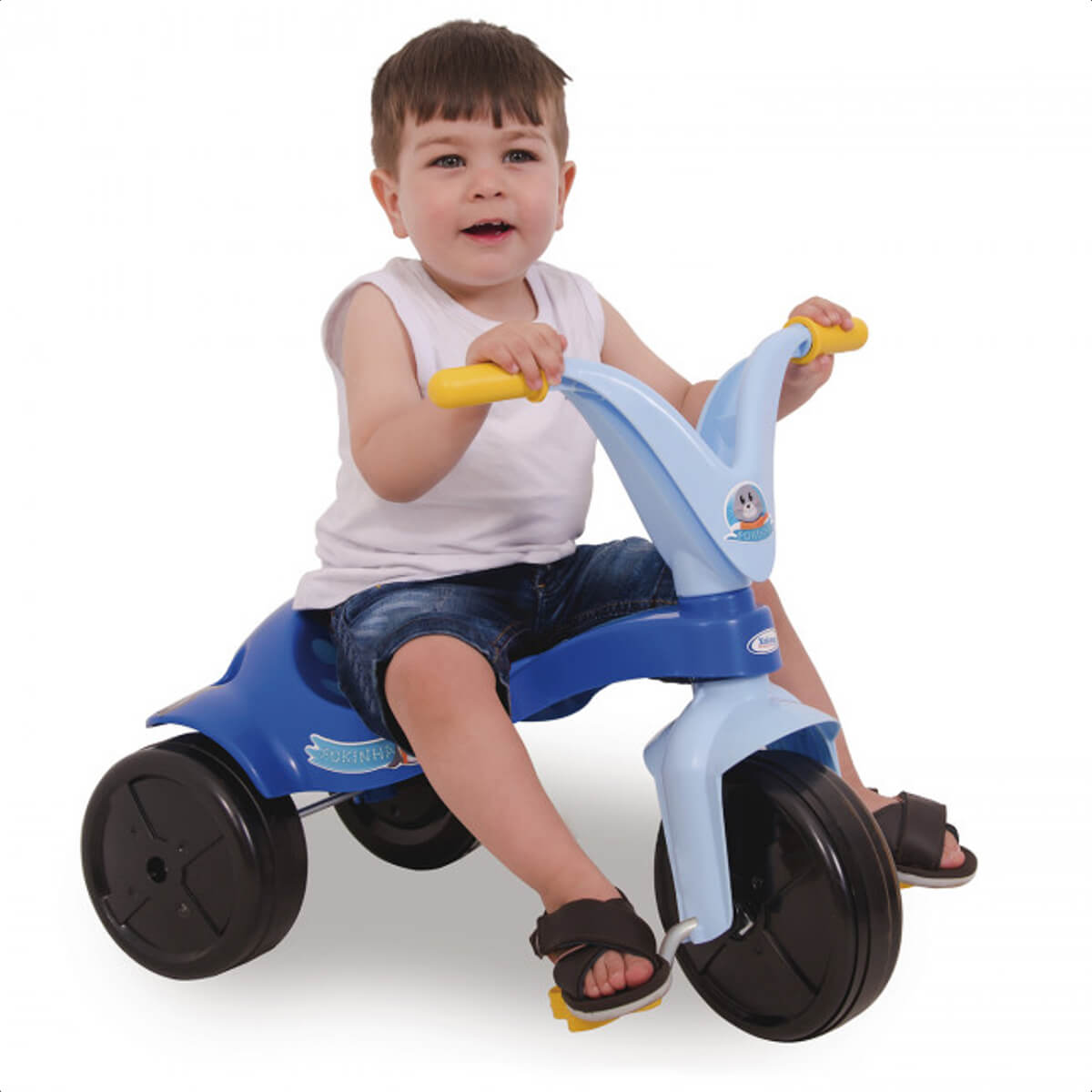 Triciclo Intantil Fokinha Azul Com Pedal Xalingo - 0767.6