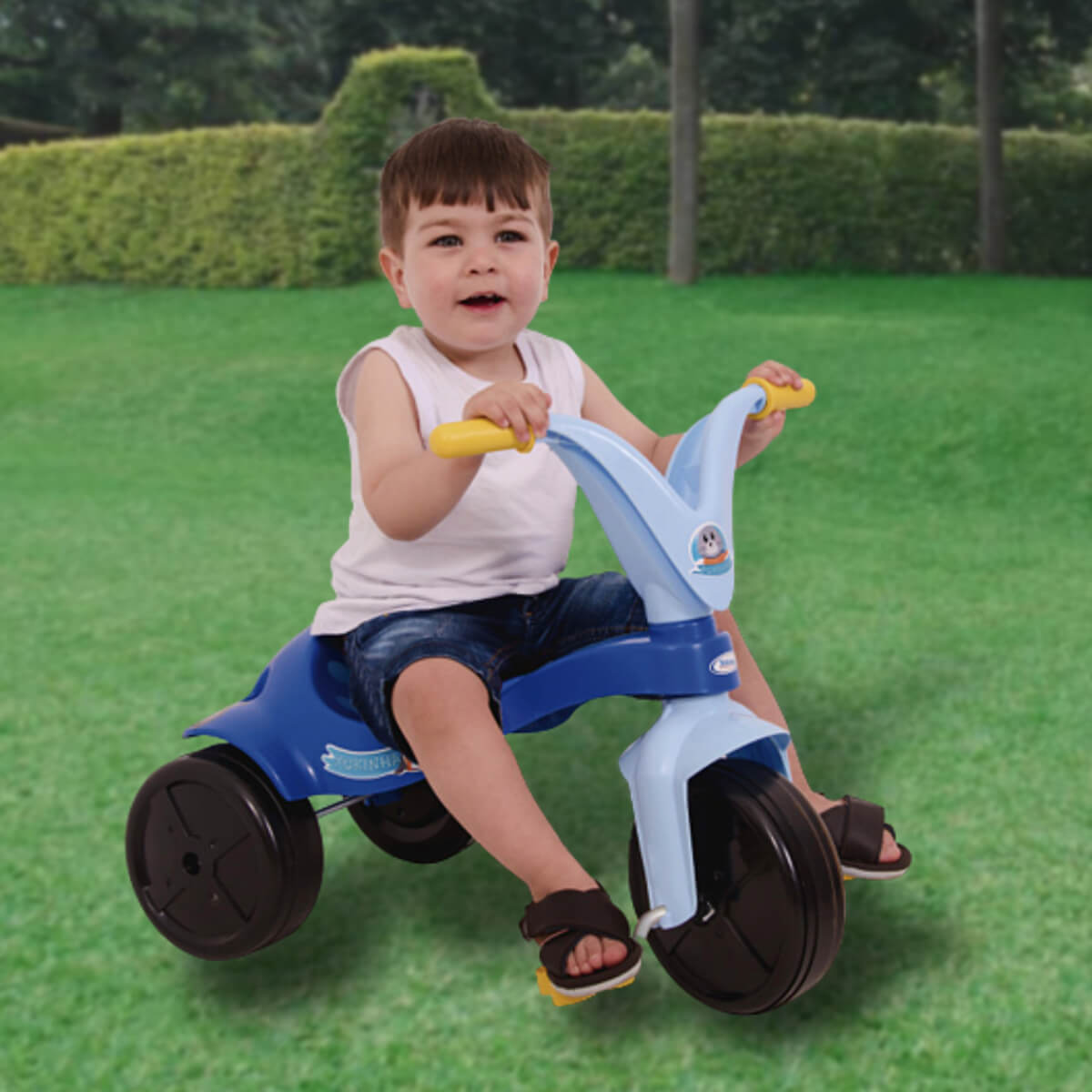 Triciclo Intantil Fokinha Azul Com Pedal Xalingo - 0767.6