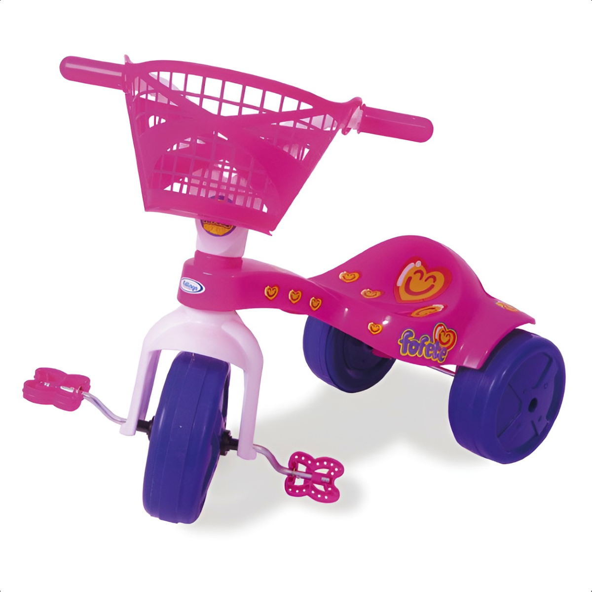 Triciclo Infantil Fofete Com Cestinha Com Pedal Tico Tico Xalingo - 0766.5
