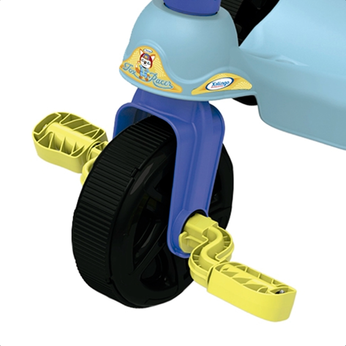 Triciclo Infantil Fox Racer Azul com Pedal Xalingo - 0772.1