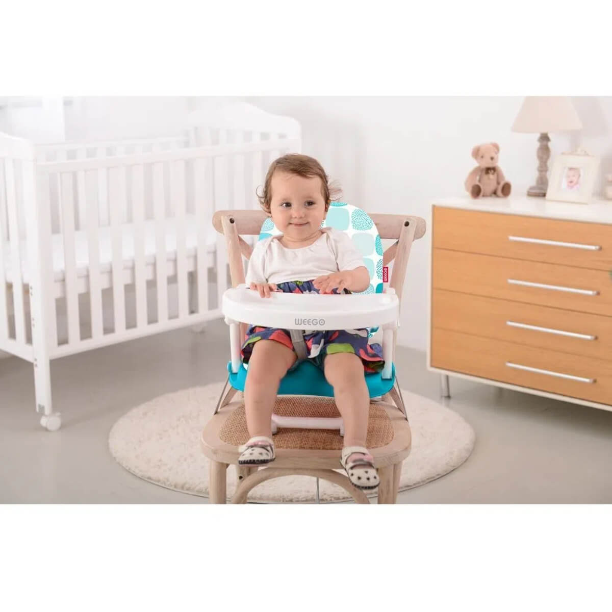Cadeira de Alimentação Portátil Up Seat 6-15Kg Azul Multilaser - 4047