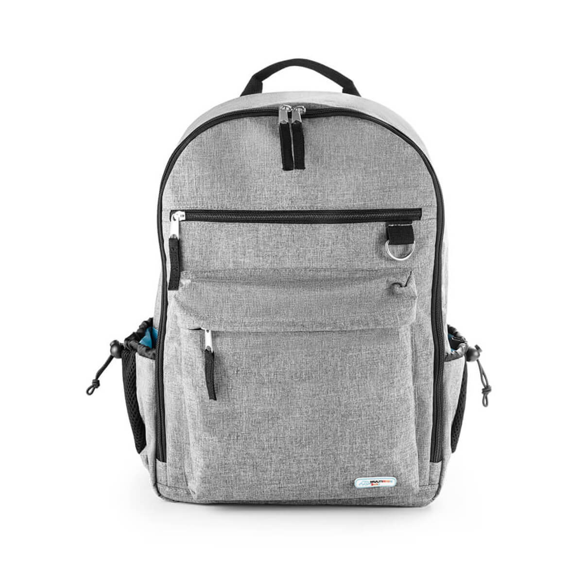 Mochila Maternidade Com Tapete para Trocar Bebê Cinza Multikids Baby - BB268