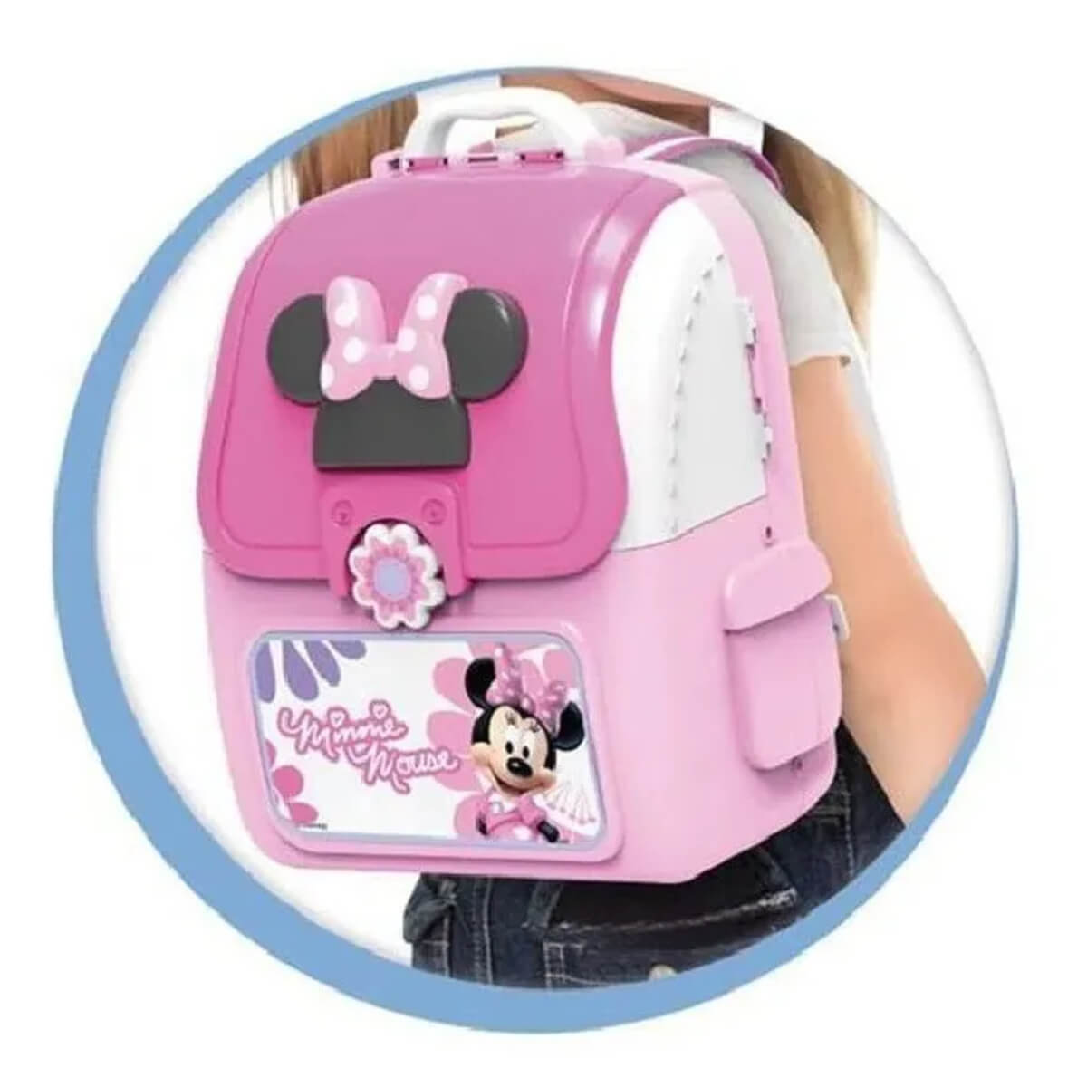 Mochila Kit Play Set Minnie Medico Multikids BR1297