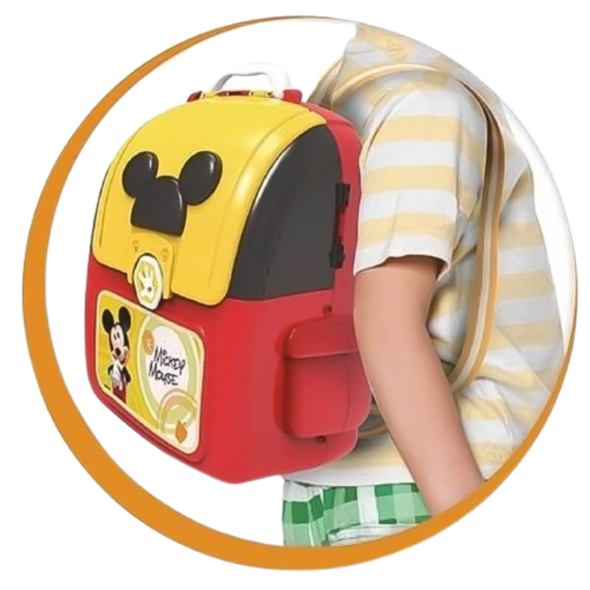 Mochila 2 em 1 Kit Playset Mickey Cozinha com Acessórios Multikids - BR1299