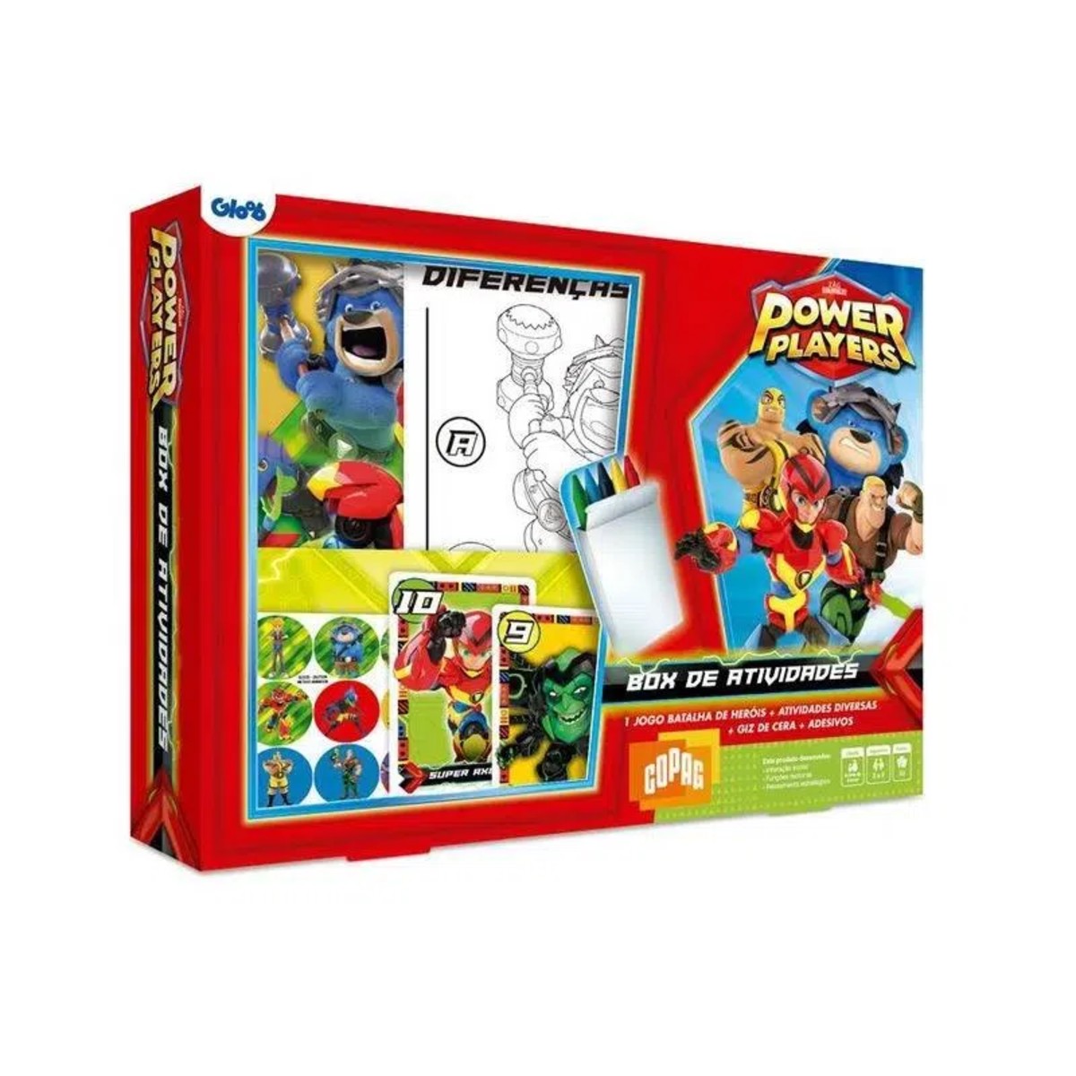 Box de Atividades e Jogos Power Players Copag - 89767