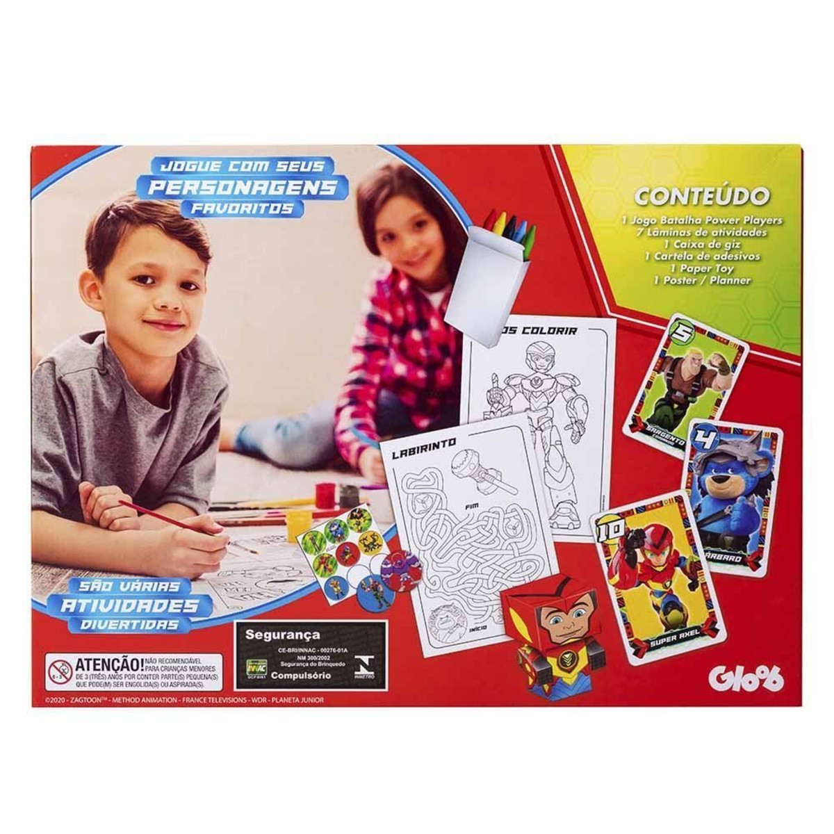 Box de Atividades e Jogos Power Players Copag - 89767